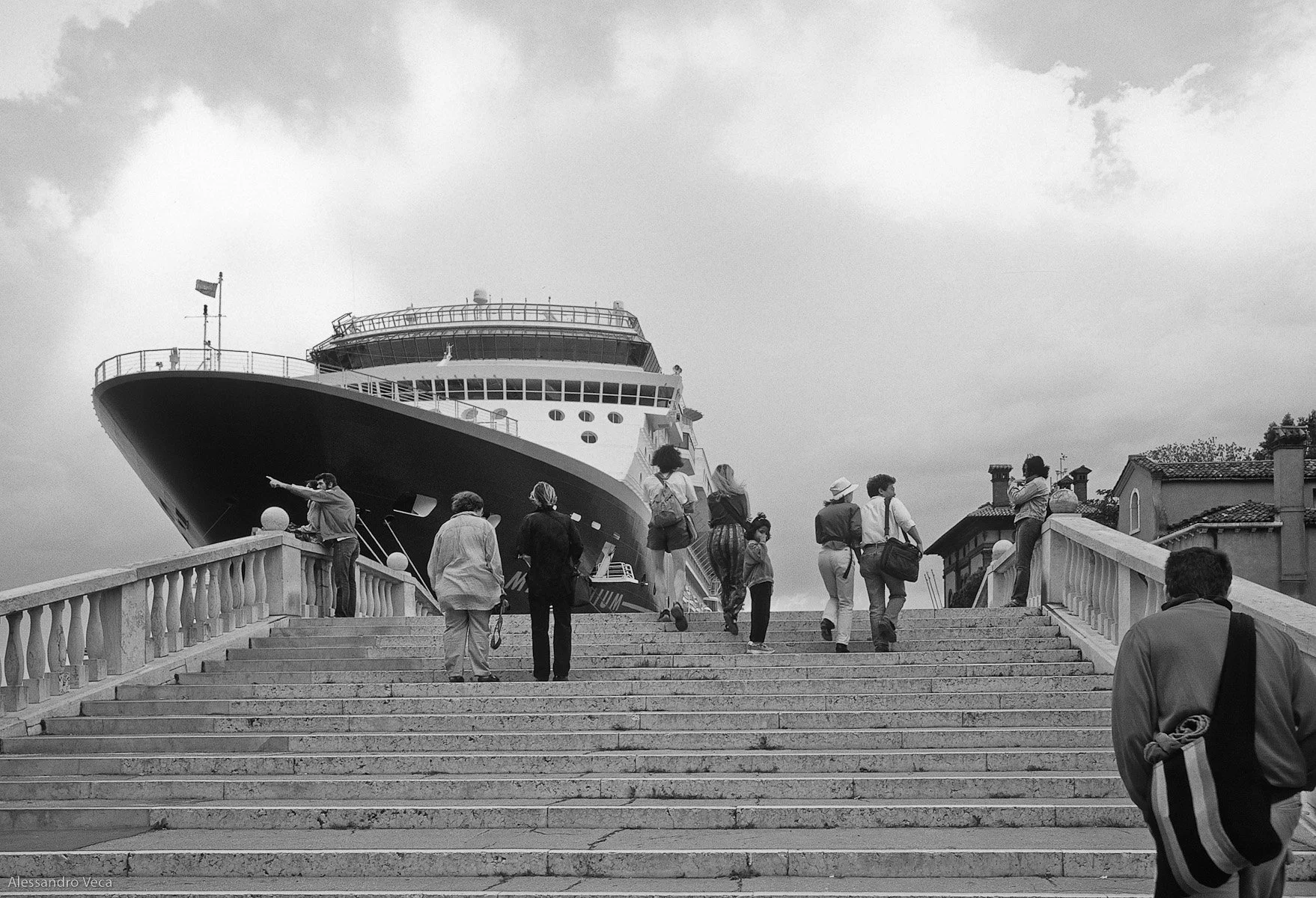 Venezia, Le grandi navi in laguna, fotografia 01 di Alessandro Veca