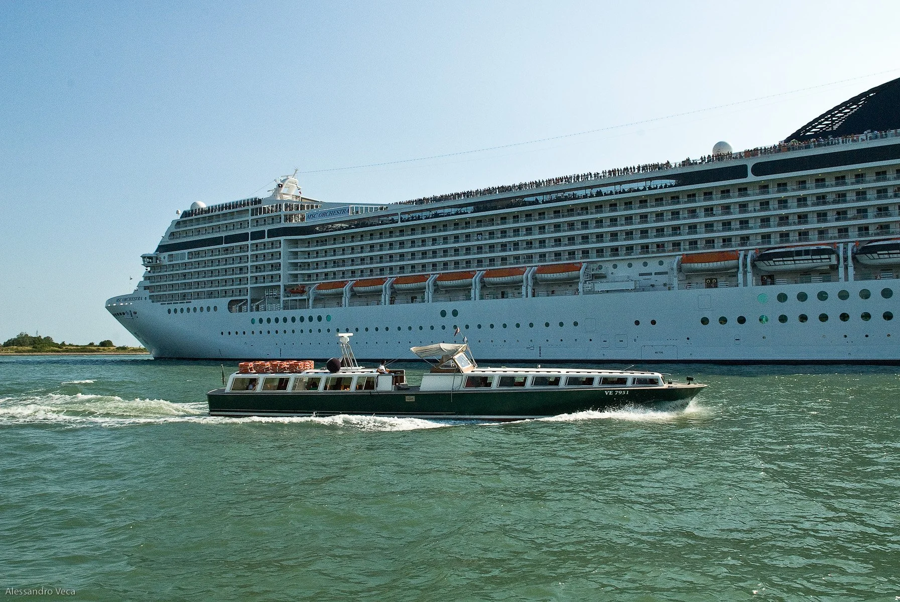 Venezia, Le grandi navi in laguna, fotografia 39 di Alessandro Veca