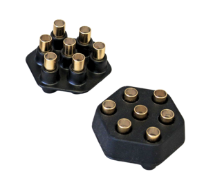 Gowerlabs LUMO optical light guides for wearable fNIRS and HD-DOT systems, designed to improve signal quality and support measurements through hair during functional brain imaging.