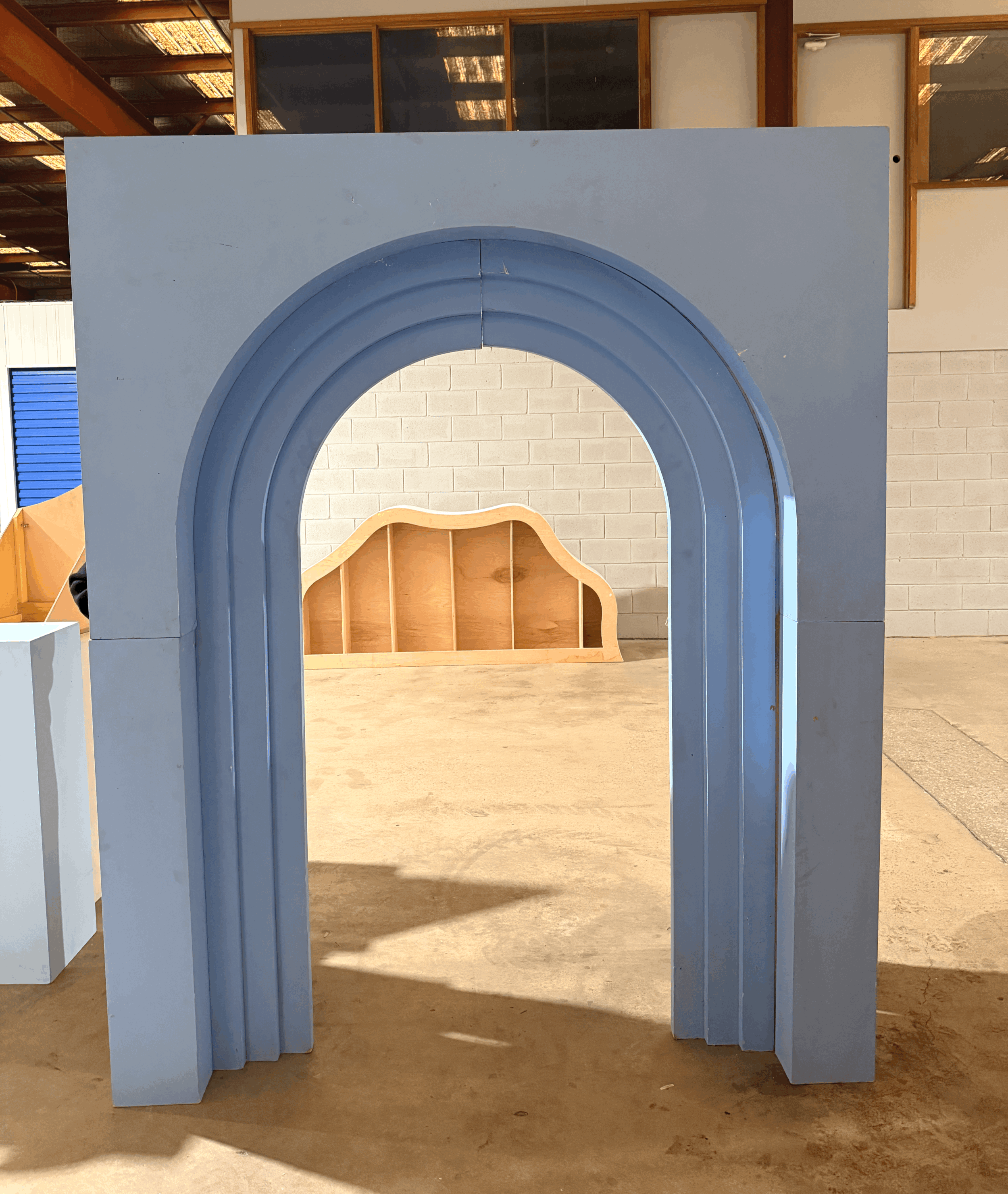 Blue 'Zayan' Backdrop