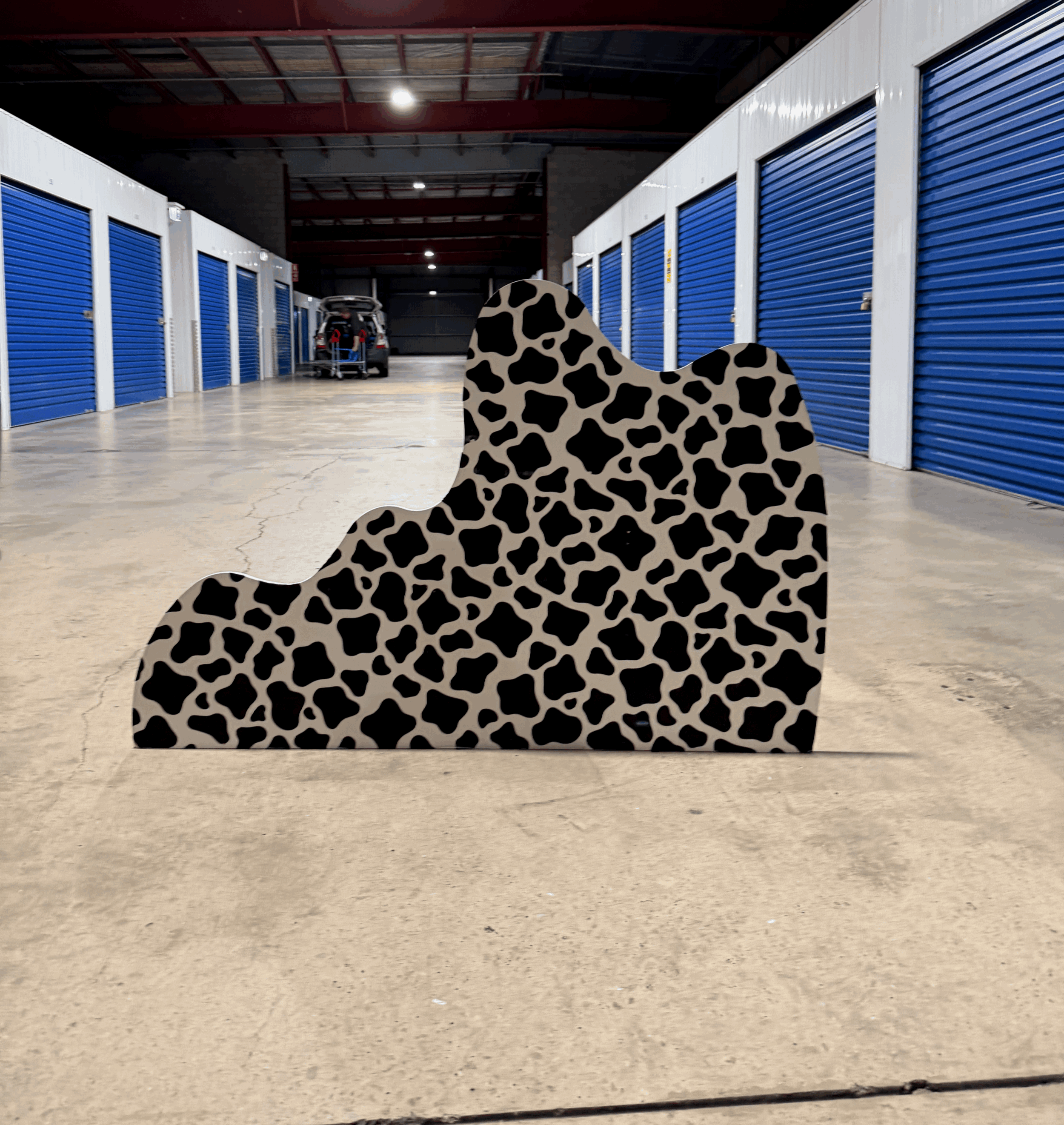 Cow Print Wavy Statement