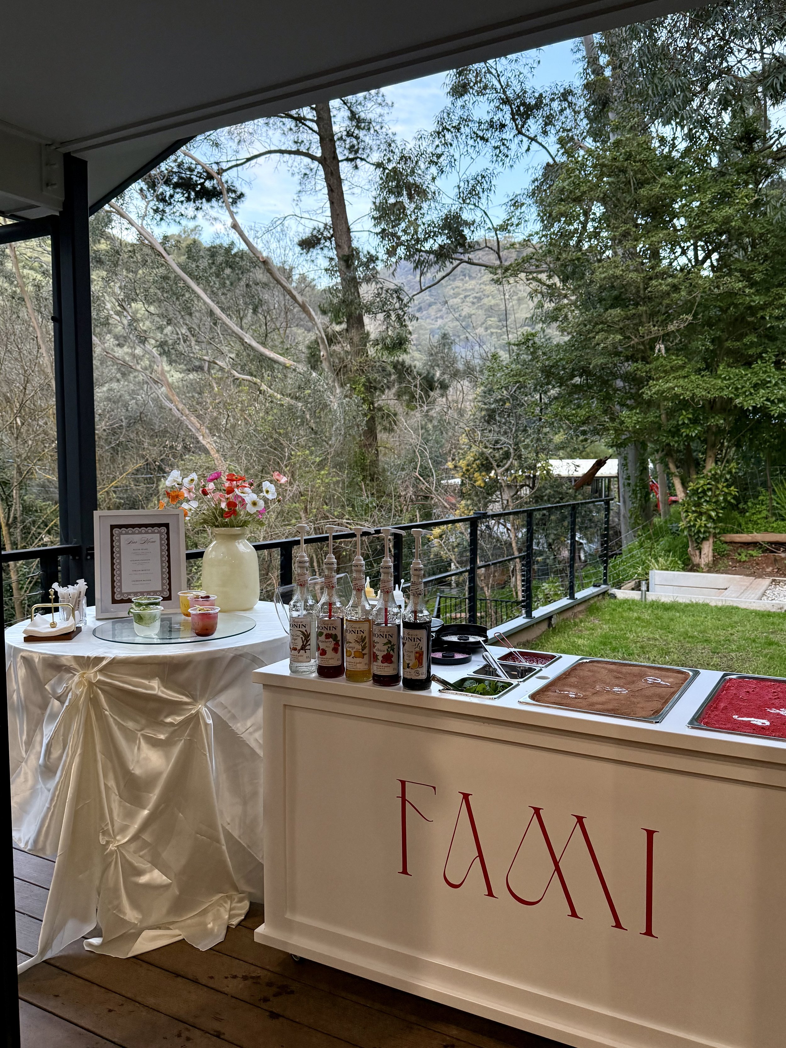 Mobile Dessert & Mocktail Cart