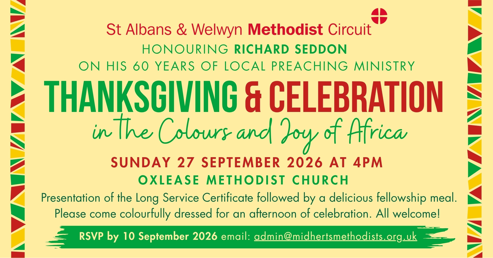 Celebration &amp; Thanksgiving in the Colour and Joy of Africa