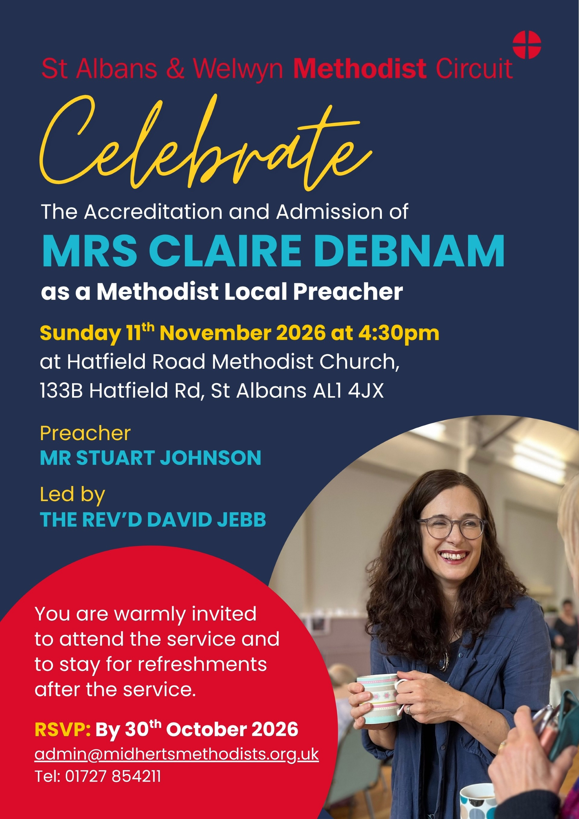 Celebrate - The Accreditation and Admission of Mrs. Claire Debnam