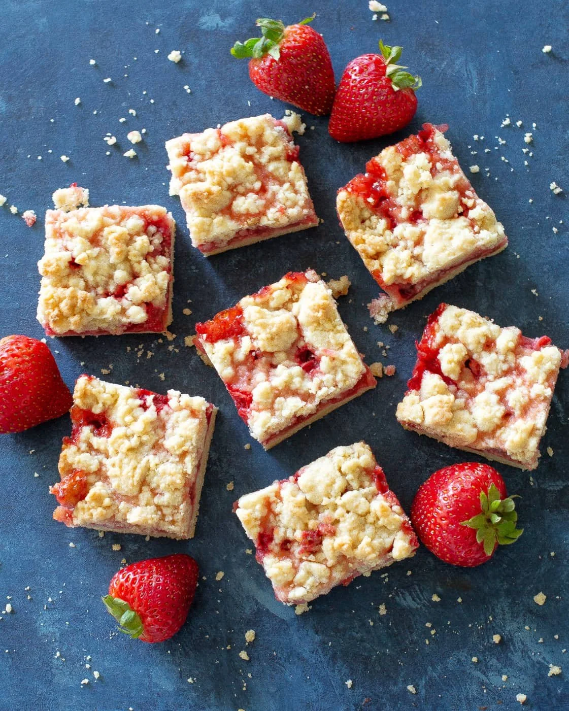 Strawberry Crumble Bars