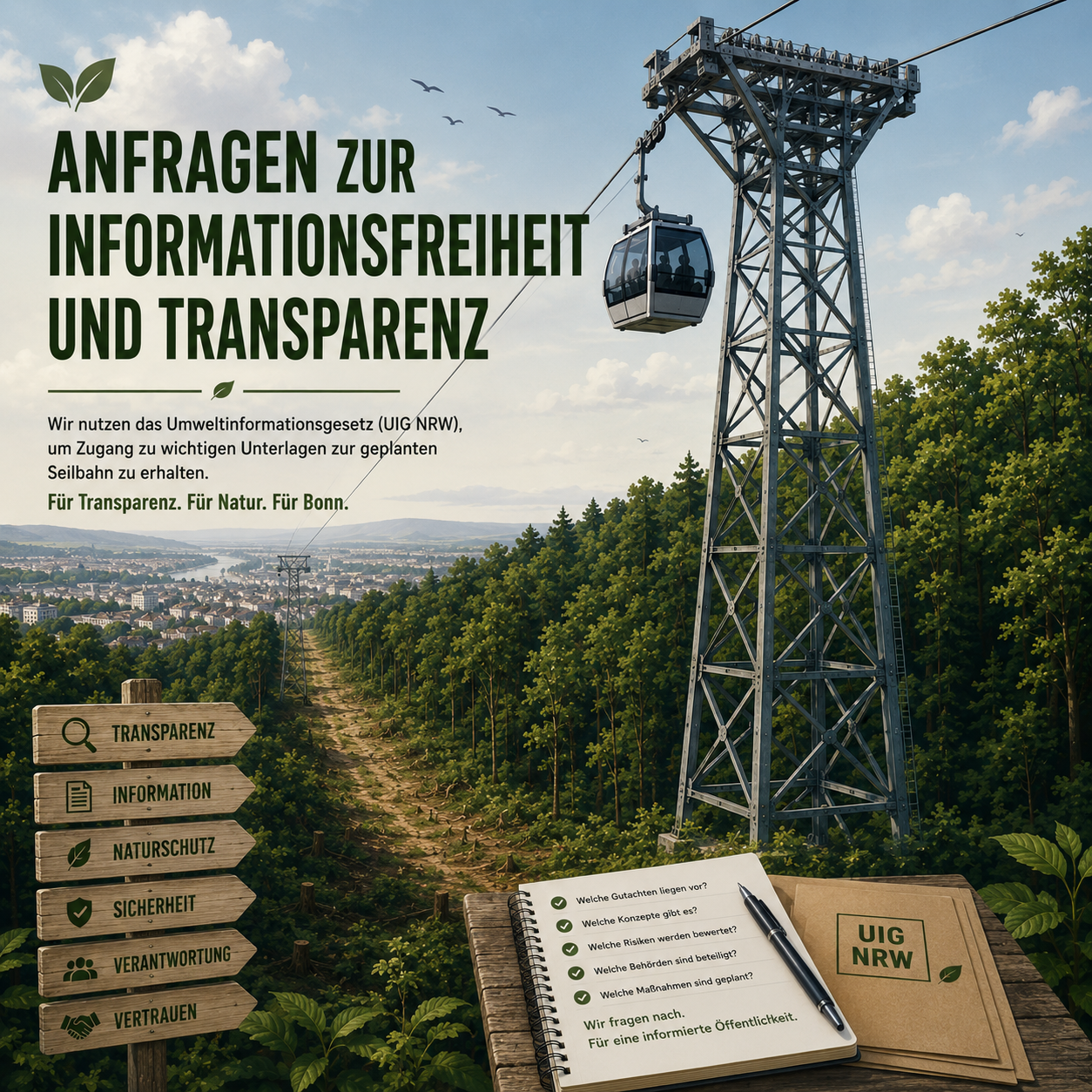 Anfragen zur Informationsfreiheit und Transparenz