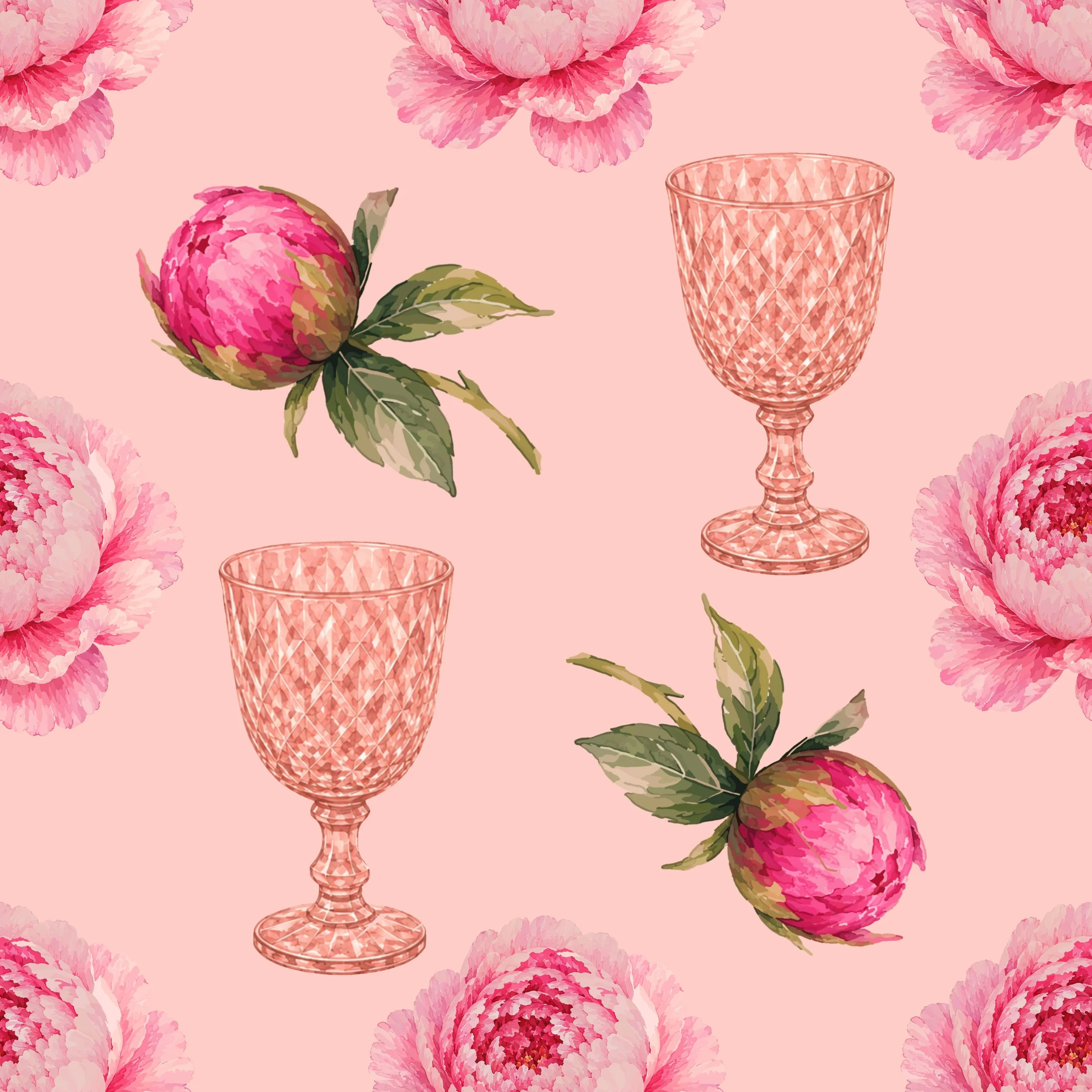 Garden Glass — Seamless Pattern
