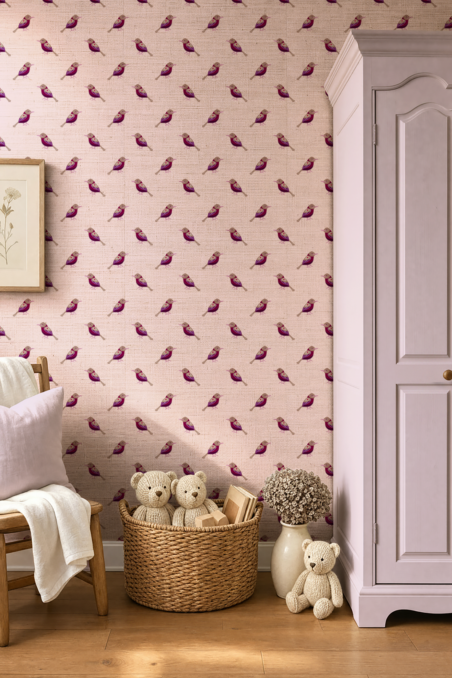 Scattered Songbird Rosewood 1-nursery-wallpaper-full-size.png