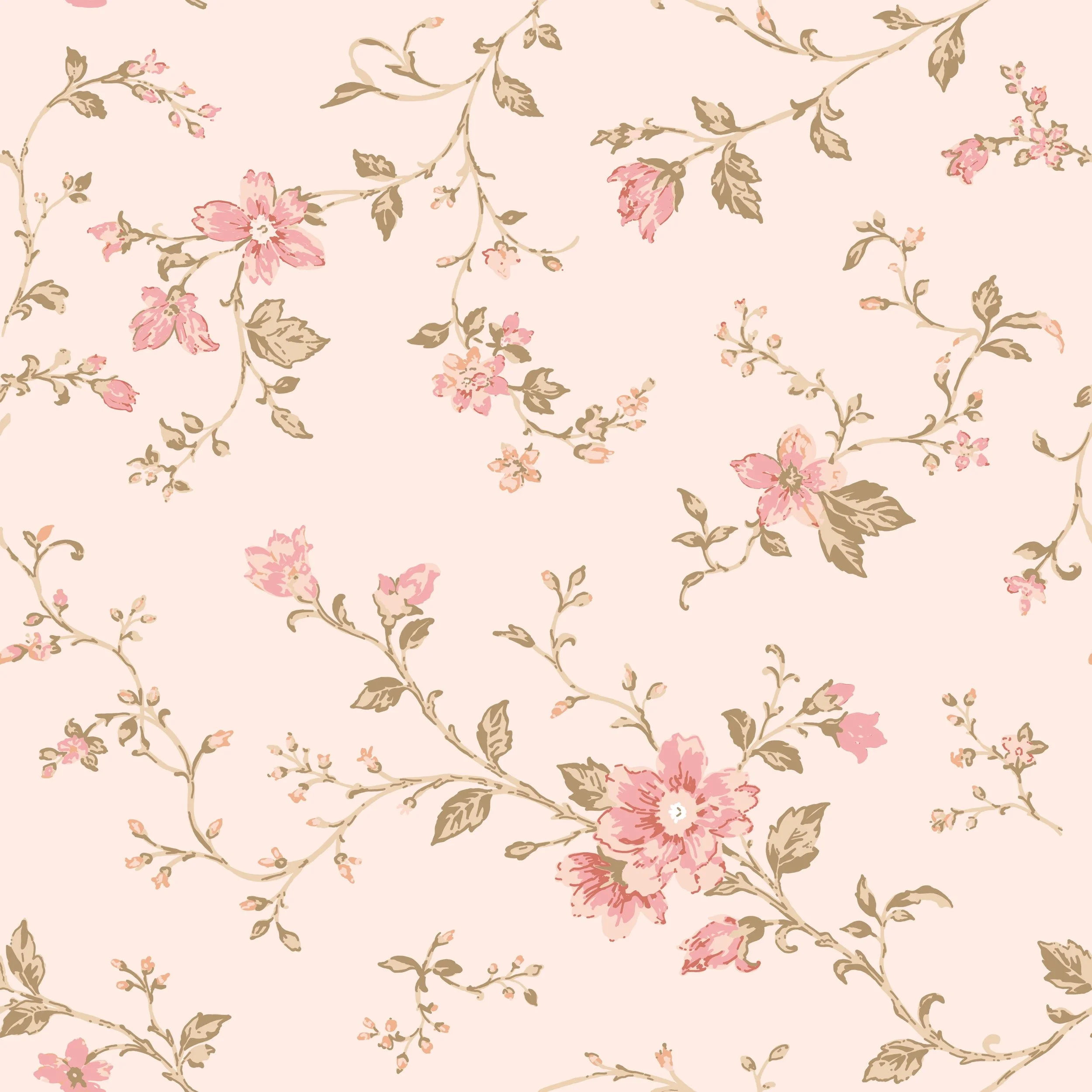 Wandering Bloom — Seamless Pattern