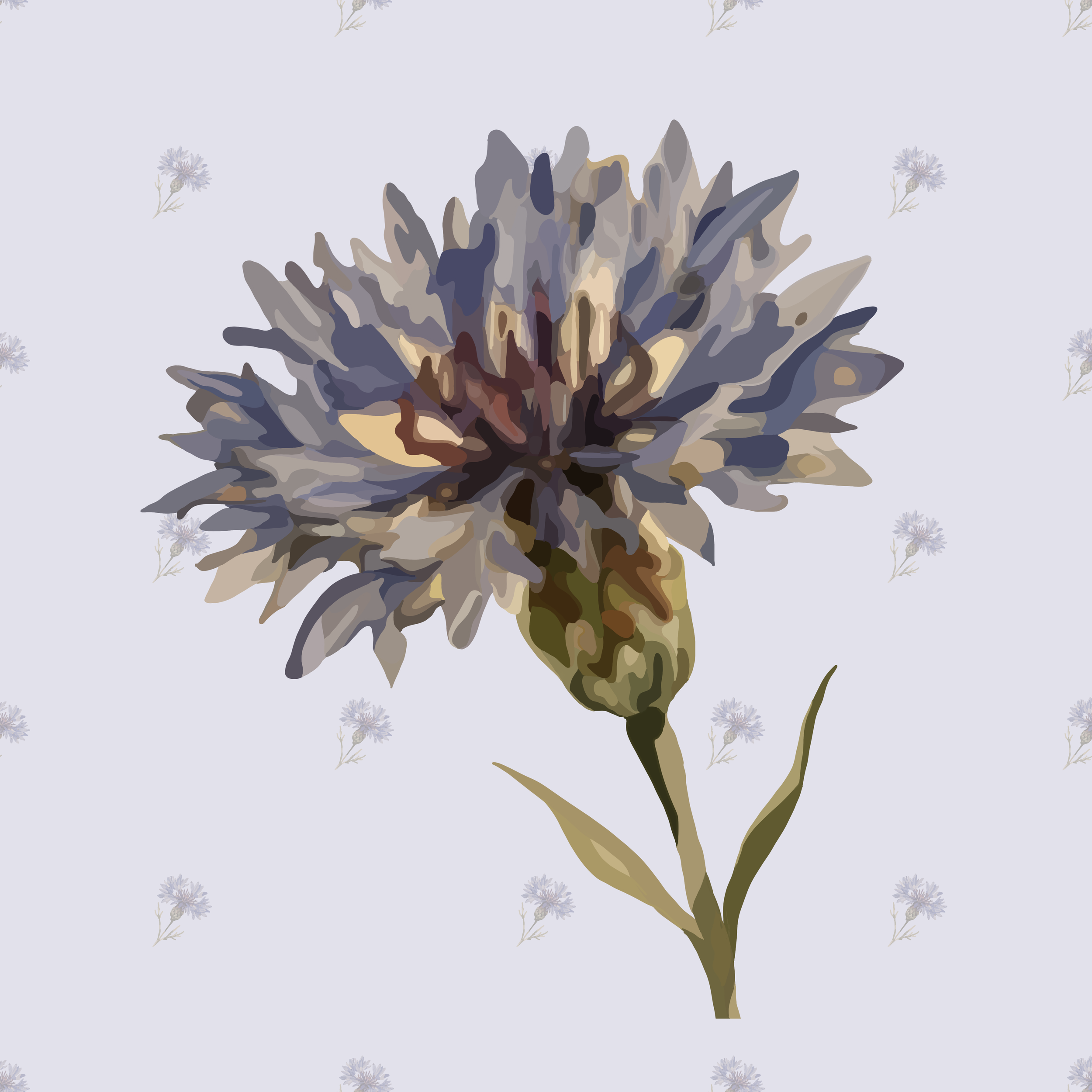 Cornflower Portrait