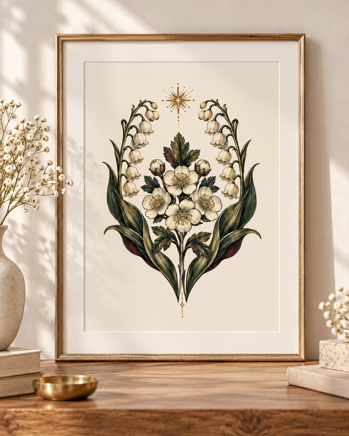 The Quiet Benediction | A3 Botanical Art Print