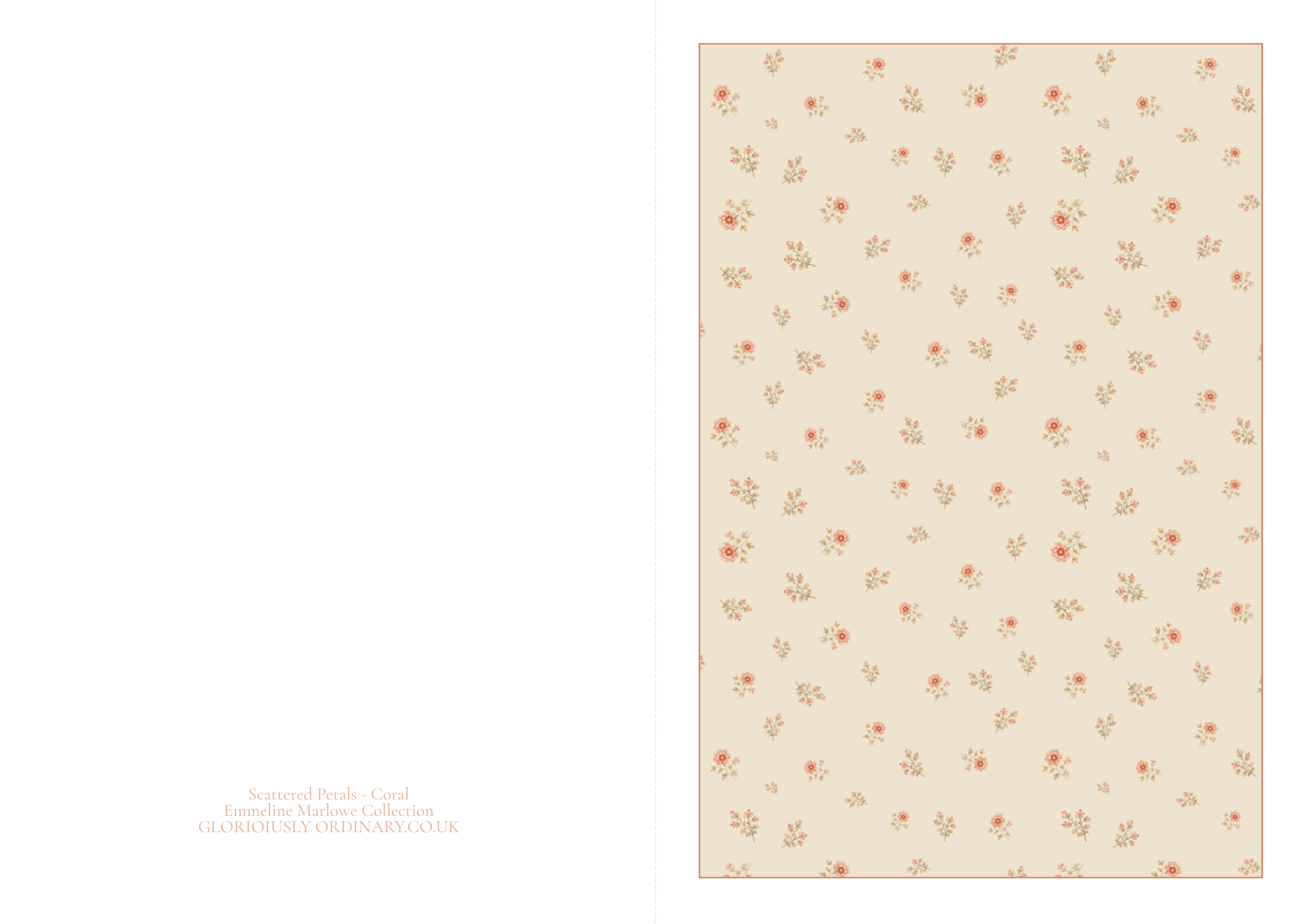 Scattered Petals Coral A5 Card.png