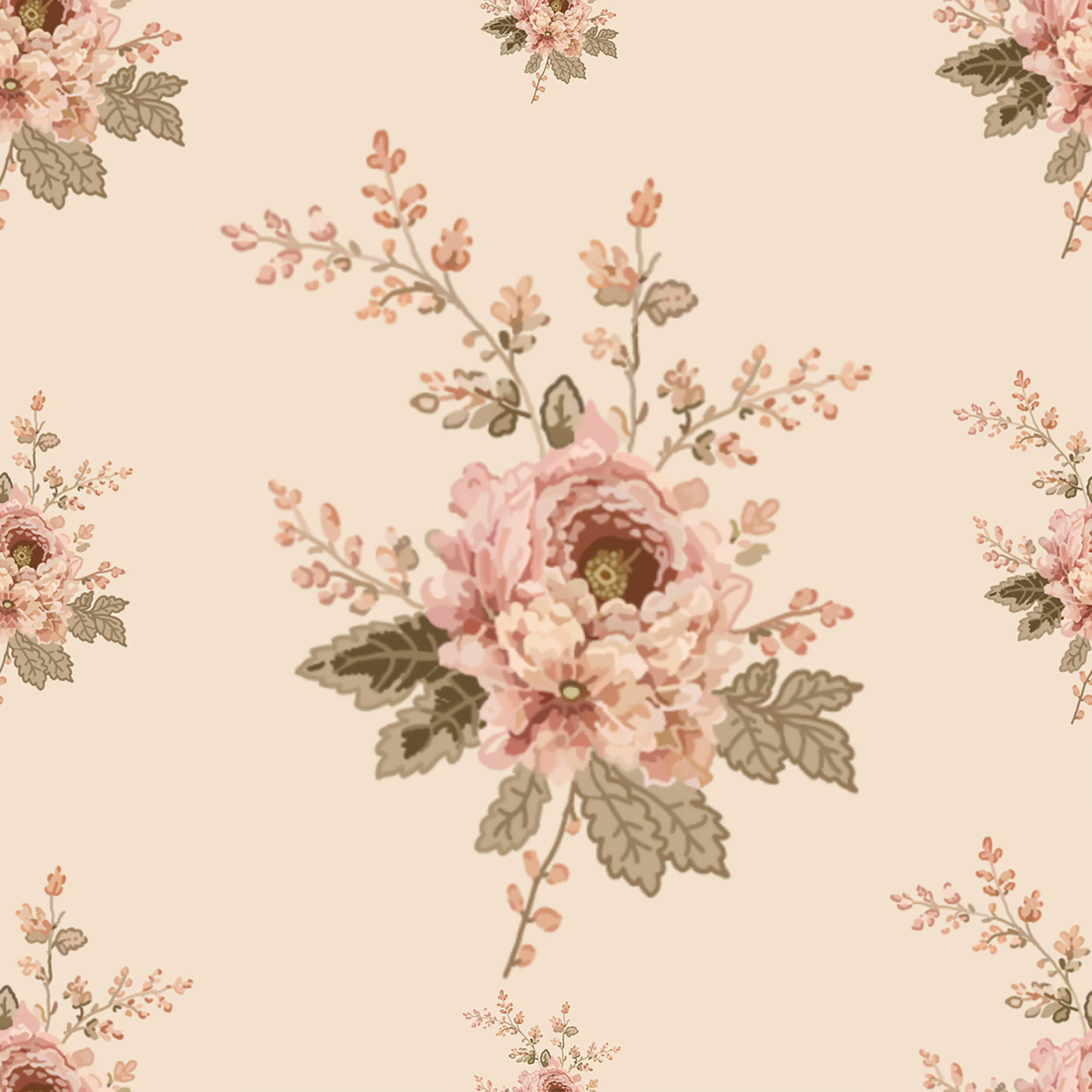 Pressed Posy - Blush