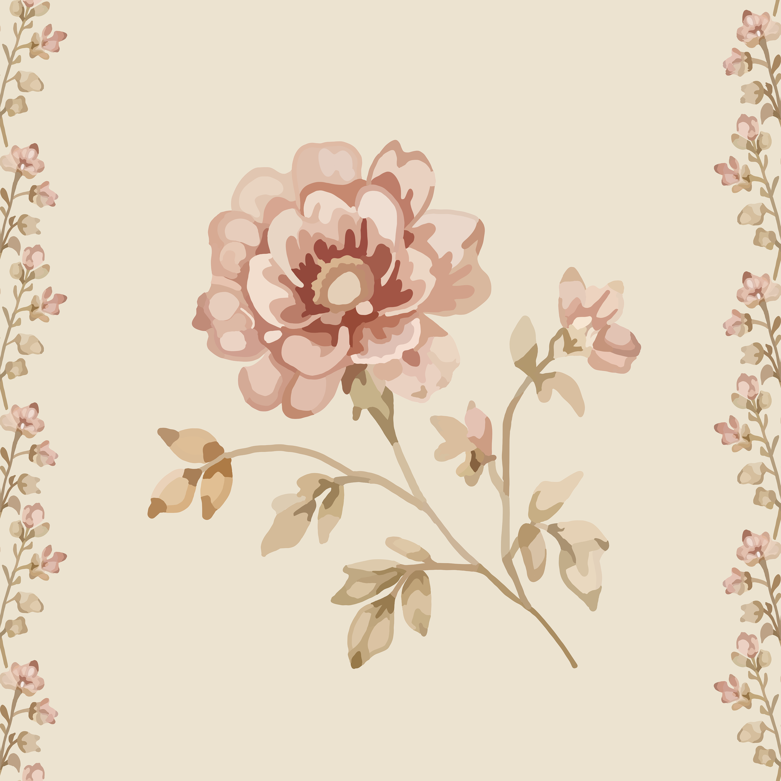 Botanical Borders - Blush