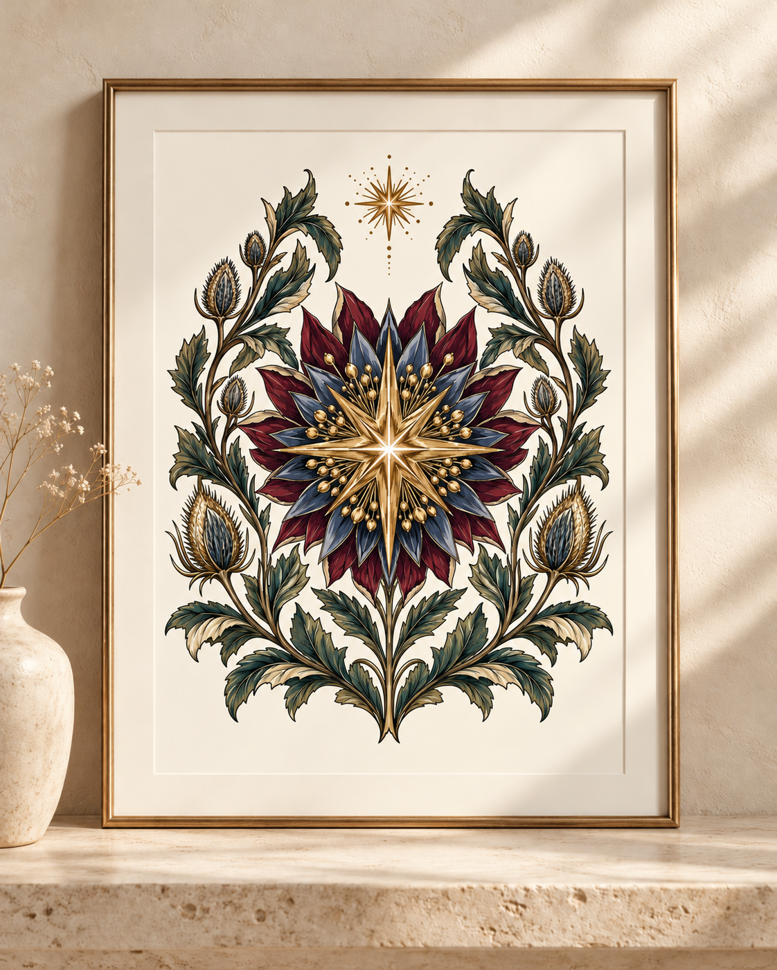 A3 The Guiding Star | Botanical Art Print