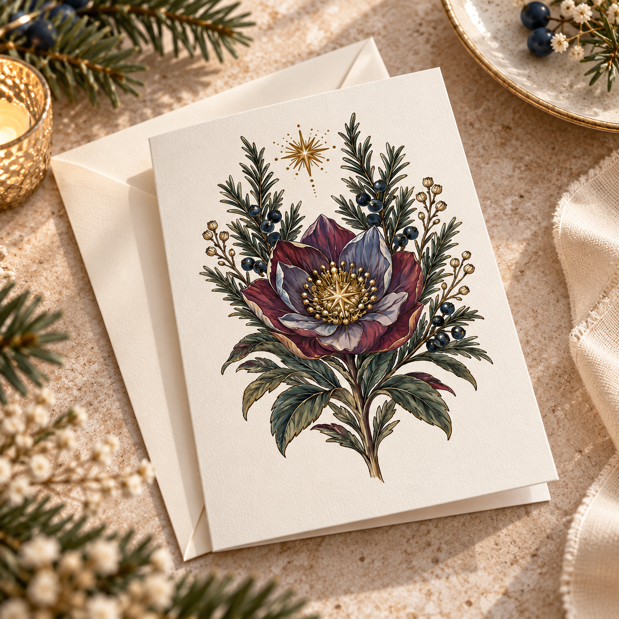 Winter Rose Botanical Greeting Card.png