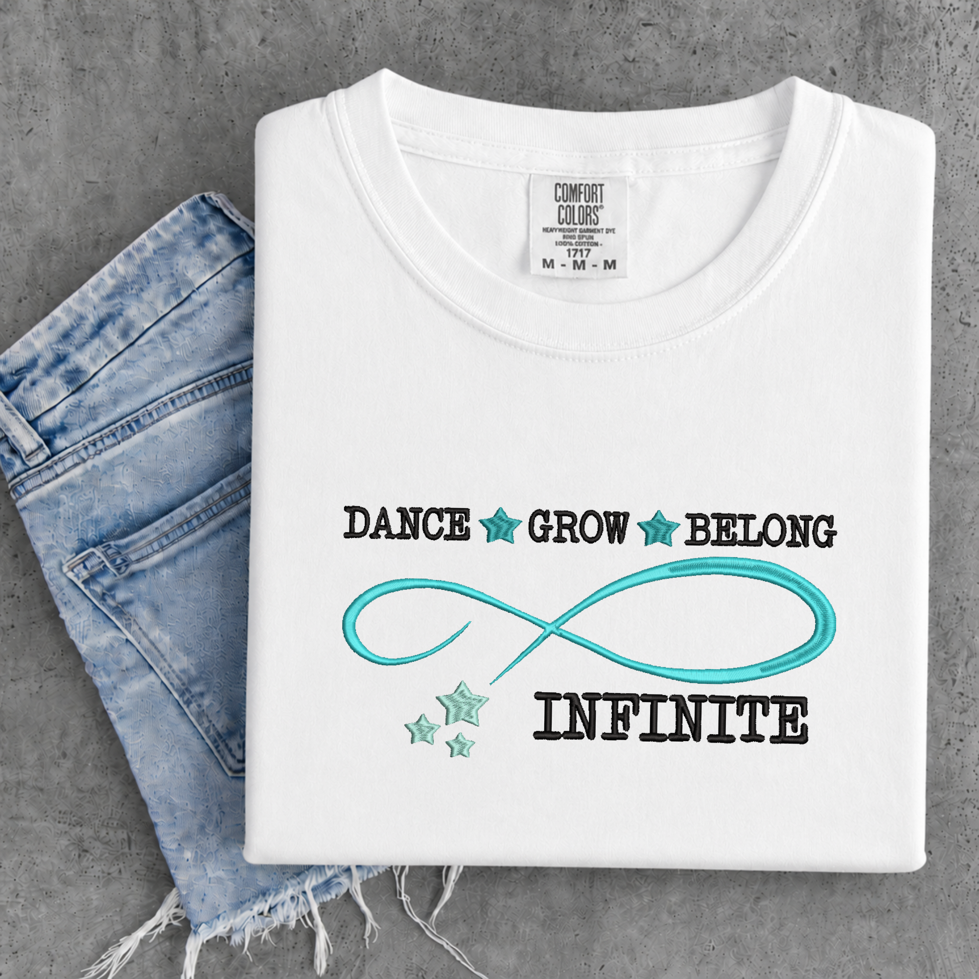 DANCE GROW BELONG INFINITE DESIGN