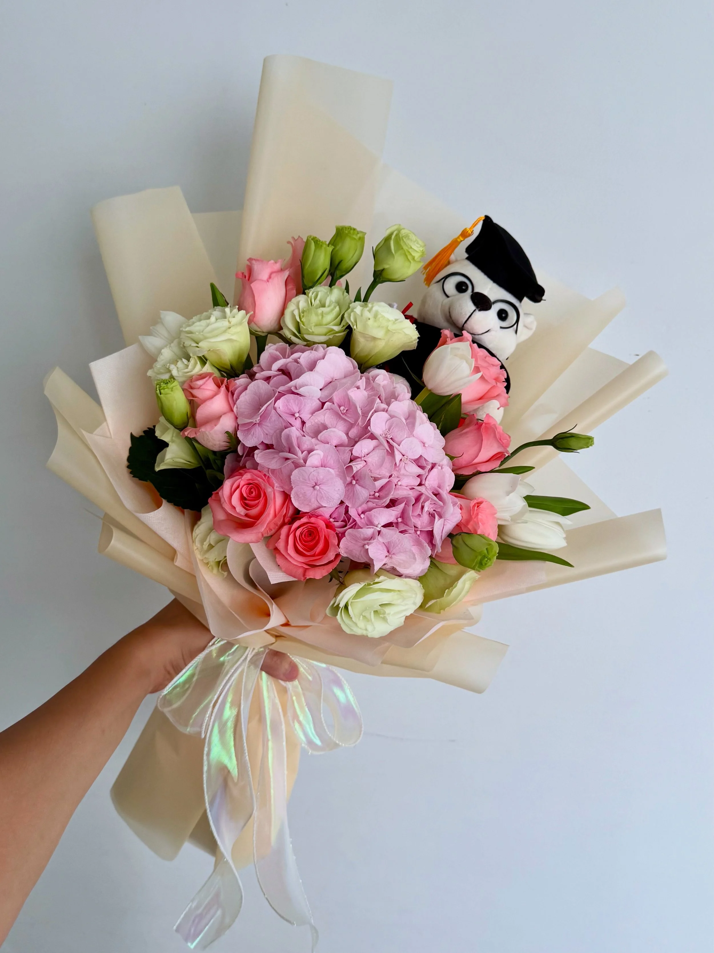 Graduation Hydrangeas Bouquet