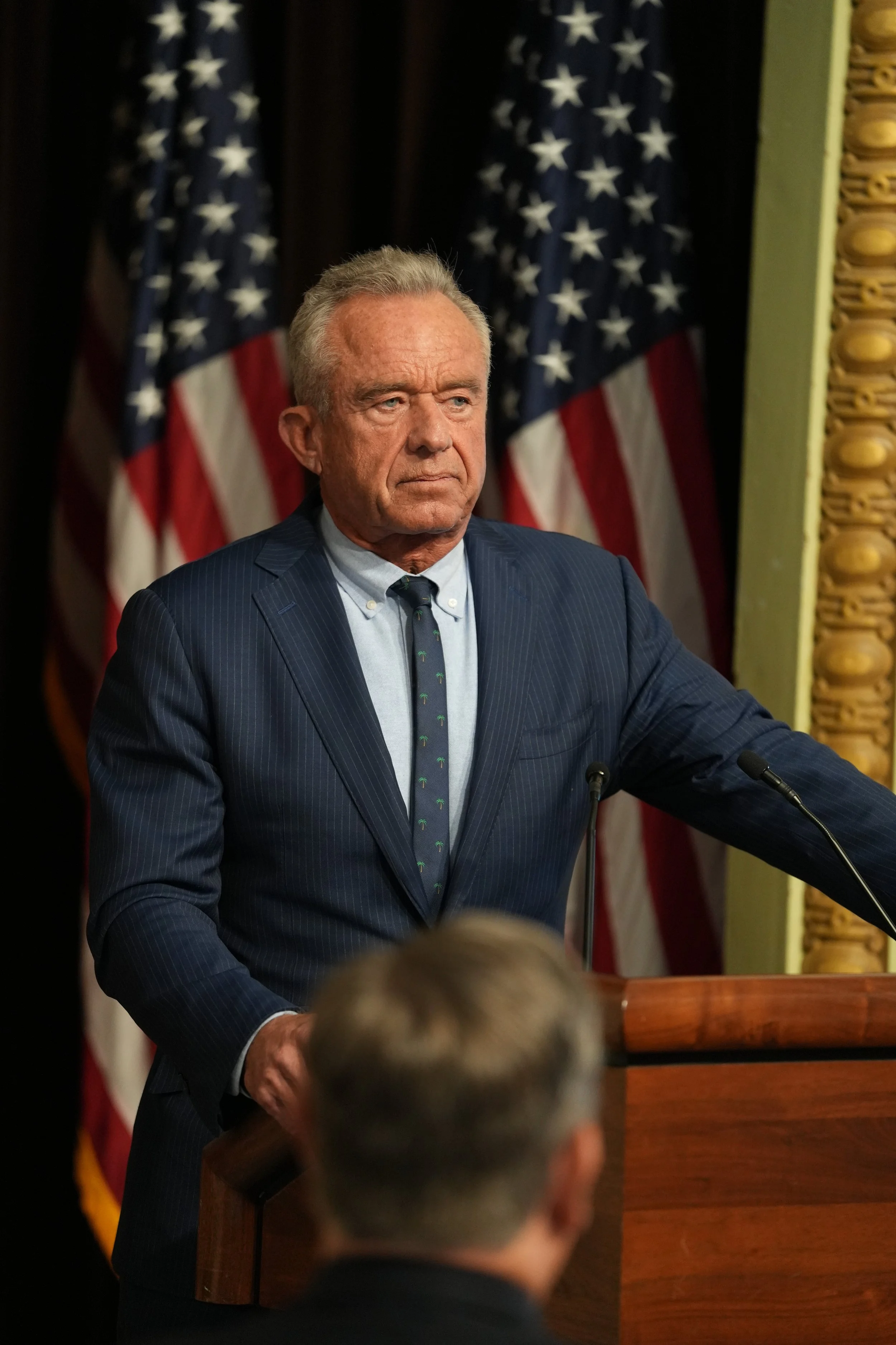 HHS Secretary RFK jr. Health and Human Services Robert Kennedy Jr. at White House Eisenhower building Washington D.C. photo by Leonard Lenny Kats Katsel ONDCP