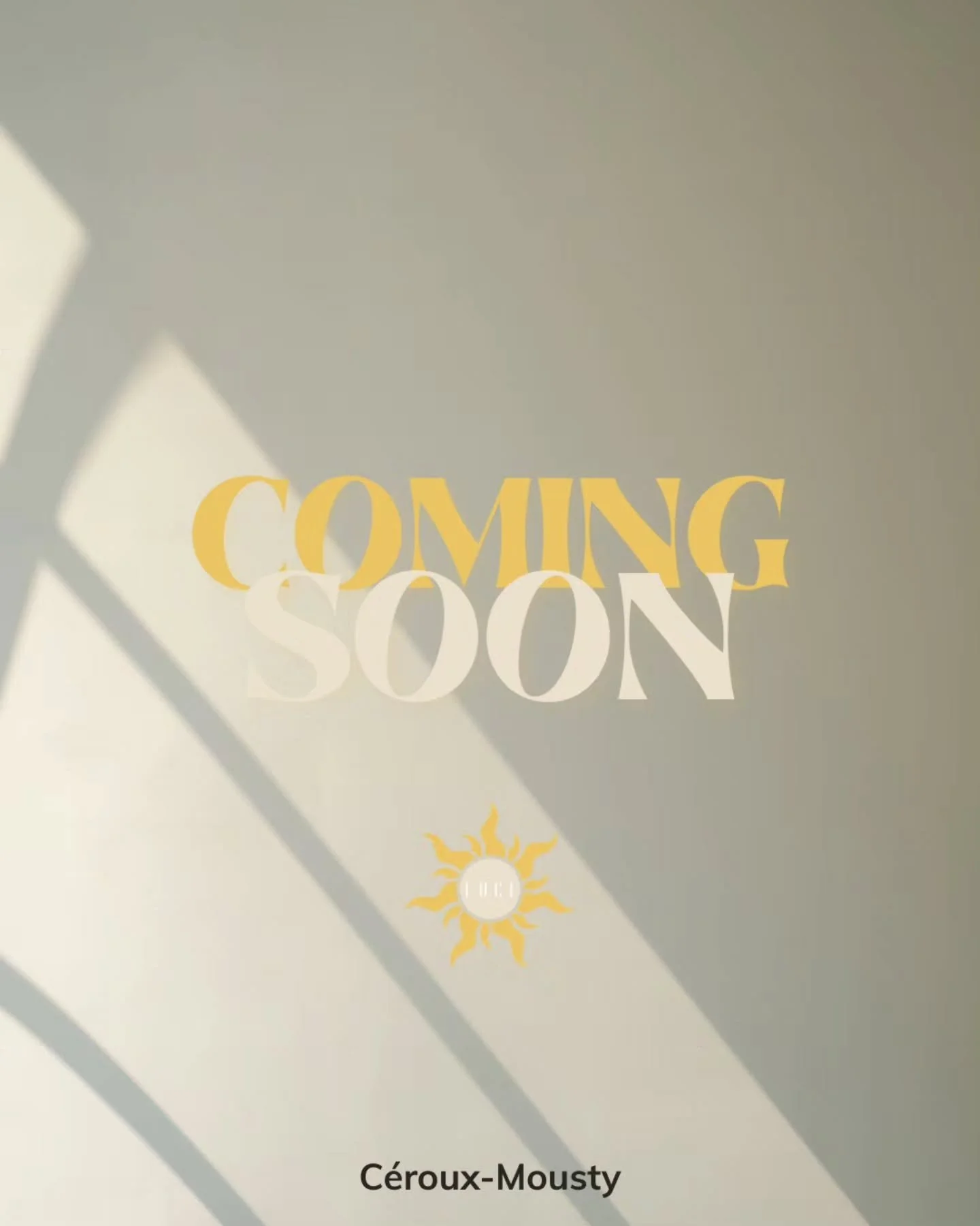 LUCE.

La lumi&egrave;re a un nom.

Bient&ocirc;t &agrave; C&eacute;roux-Mousty : un lieu hybride o&ugrave; l'on entra&icirc;ne les corps et o&ugrave; l'on en prend soin.

☀️ Coming Soon !

📍 Grand-Rue 74 &middot; 1341 C&eacute;roux-Mousty

#luce #c