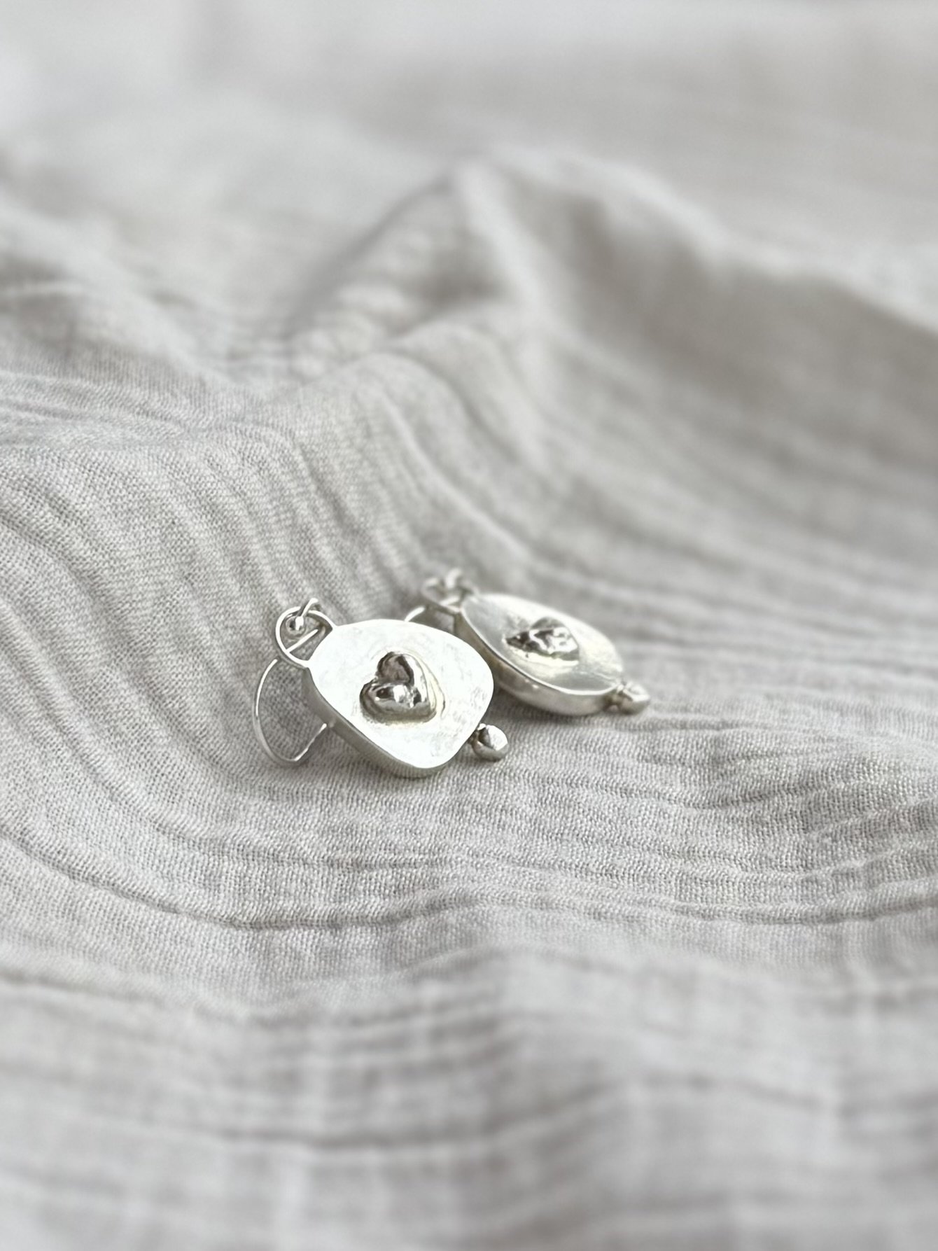 Sea glass earrings