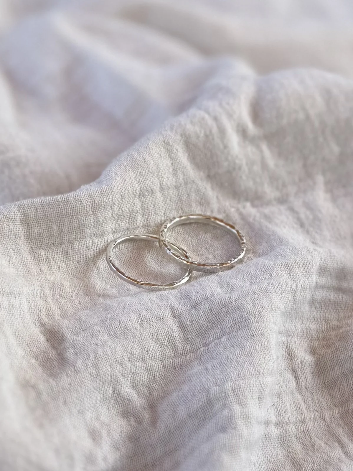 Hammered Stacking Rings