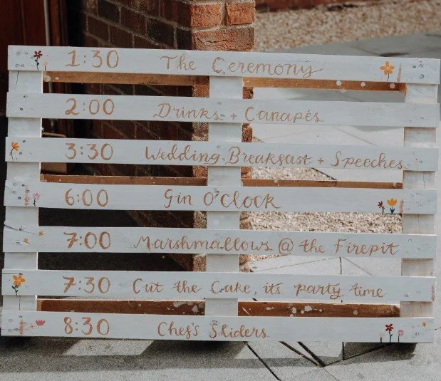 Wedding sign