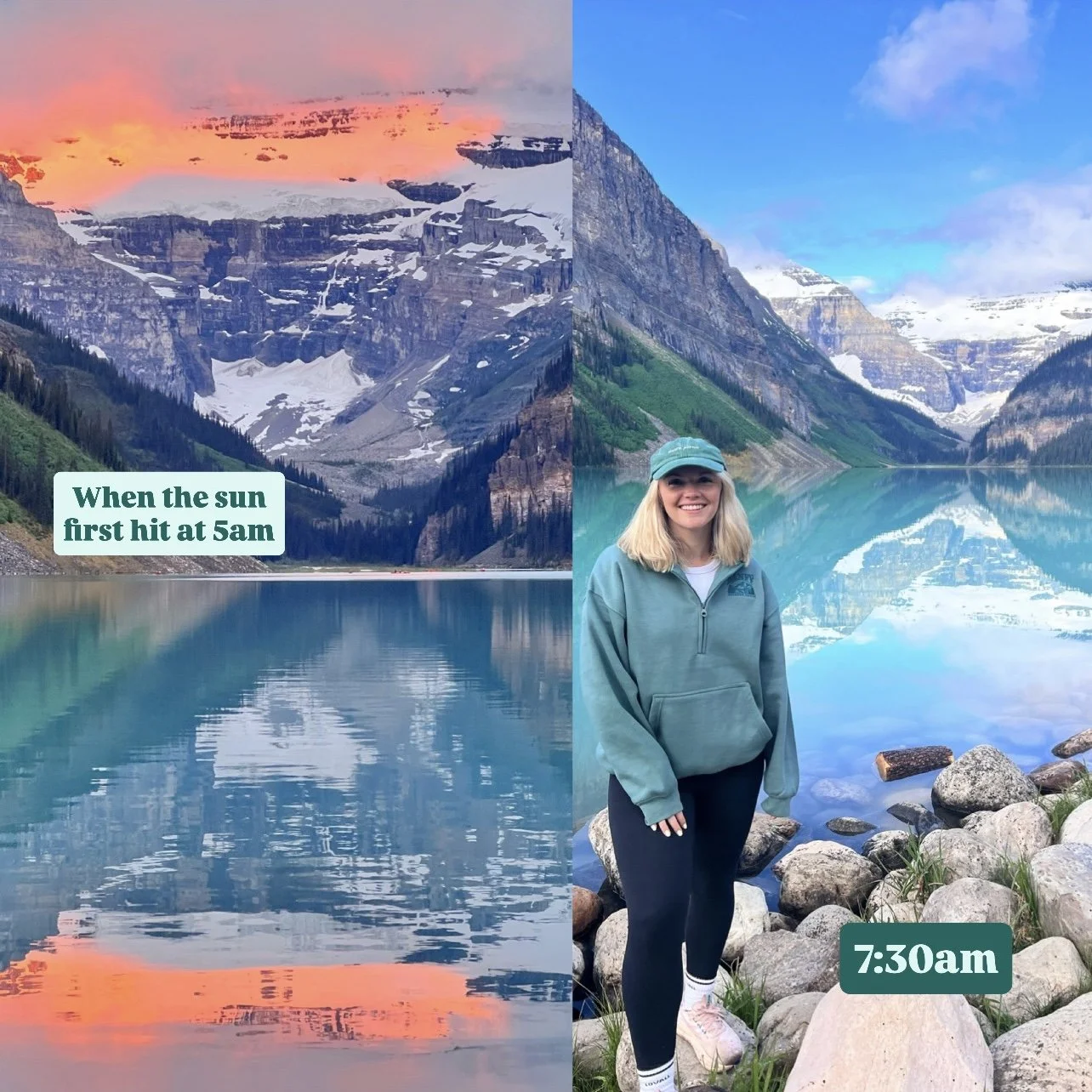 Lake Louise sunrise