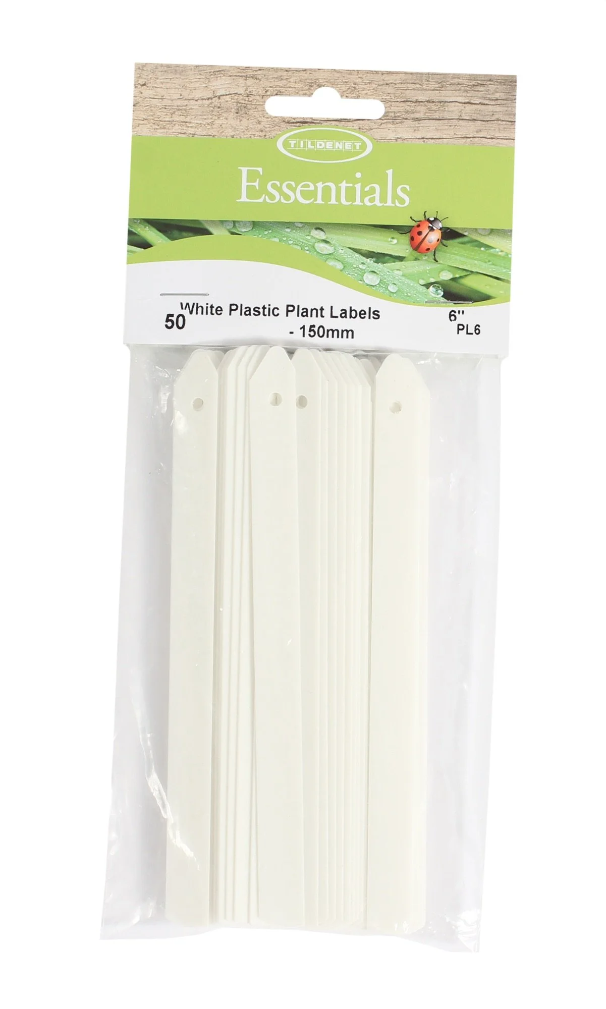White Plastic Plant Labels 6" (150mm)
