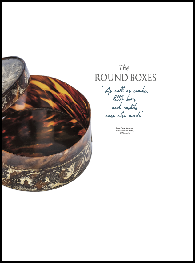 Jamaican Tortoiseshell Round Boxes chapter opener