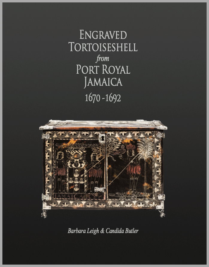 Engraved Tortoiseshell from Port Royal Jamaica 1670-1692
