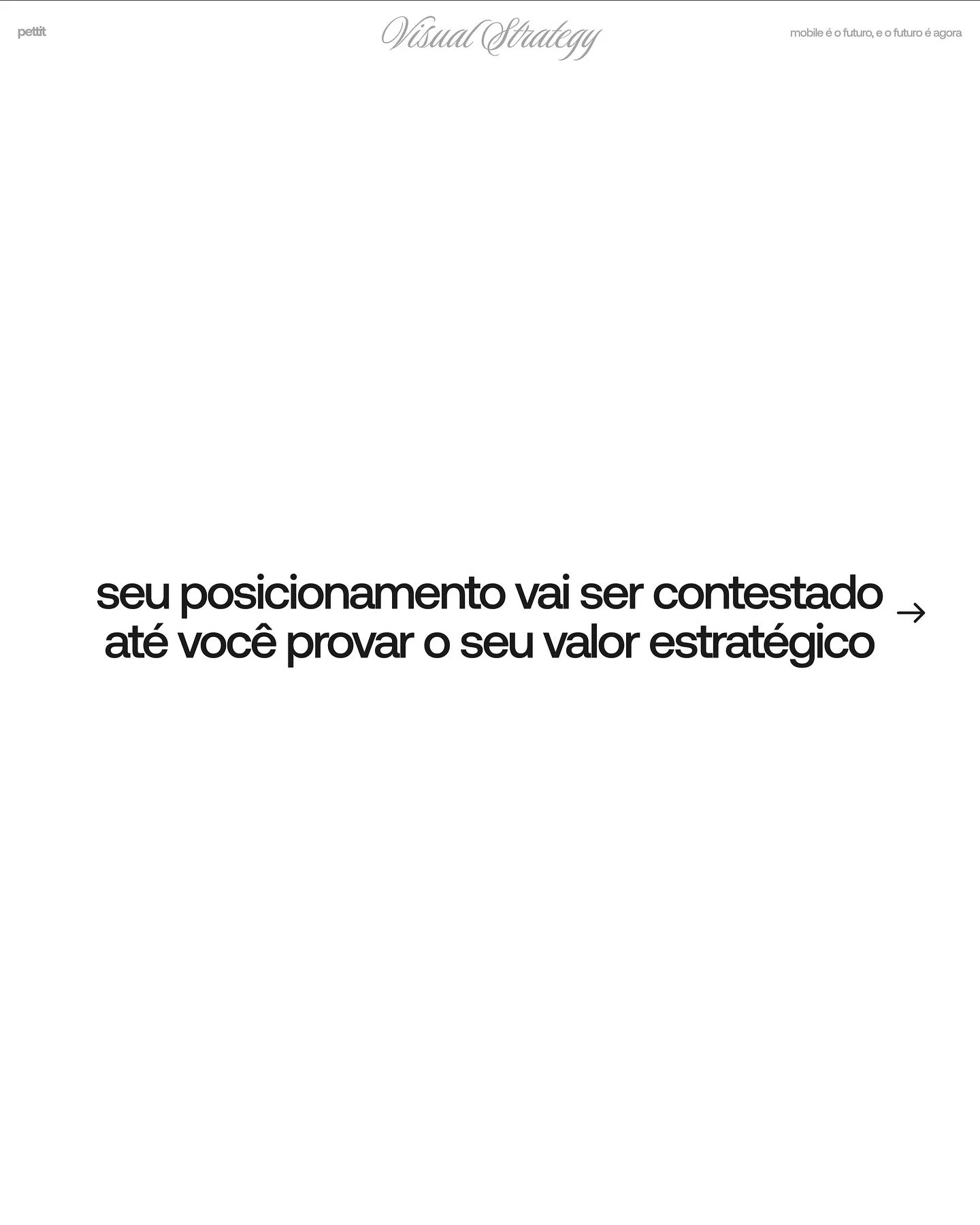 A verdade &eacute; que n&atilde;o v&atilde;o acreditar no seu jeito de fazer as coisas&hellip; at&eacute; que ele comece a funcionar melhor que o dos outros.

Posicionamento &eacute; um campo de batalha. E s&oacute; quem tem estrat&eacute;gia sobrevi