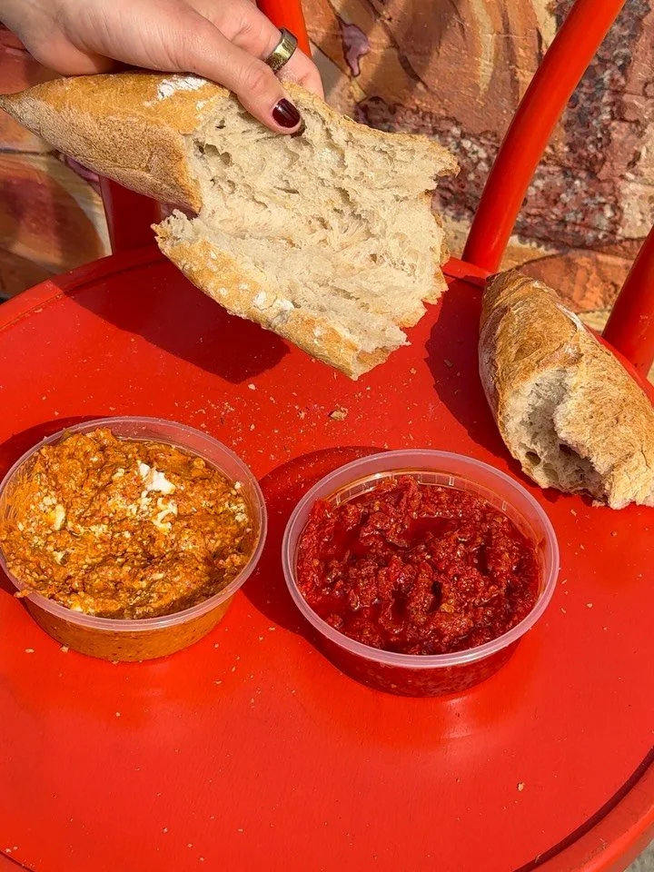 🥫LET&rsquo;S DIP🥫

ICYMI, we have a fridge now! It&rsquo;s packed with seltzers, juices, sodas, salted butter anddddd 🥁🥁🥁🥁🥁HOMEMADE DIPS!

🍅Tomato Jam🍅 
You know it from the Turkey Muenster sandwich, you&rsquo;ll love it on everything else! 
