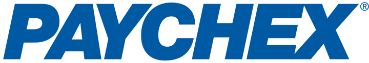 Paychex logo in bold blue letters.