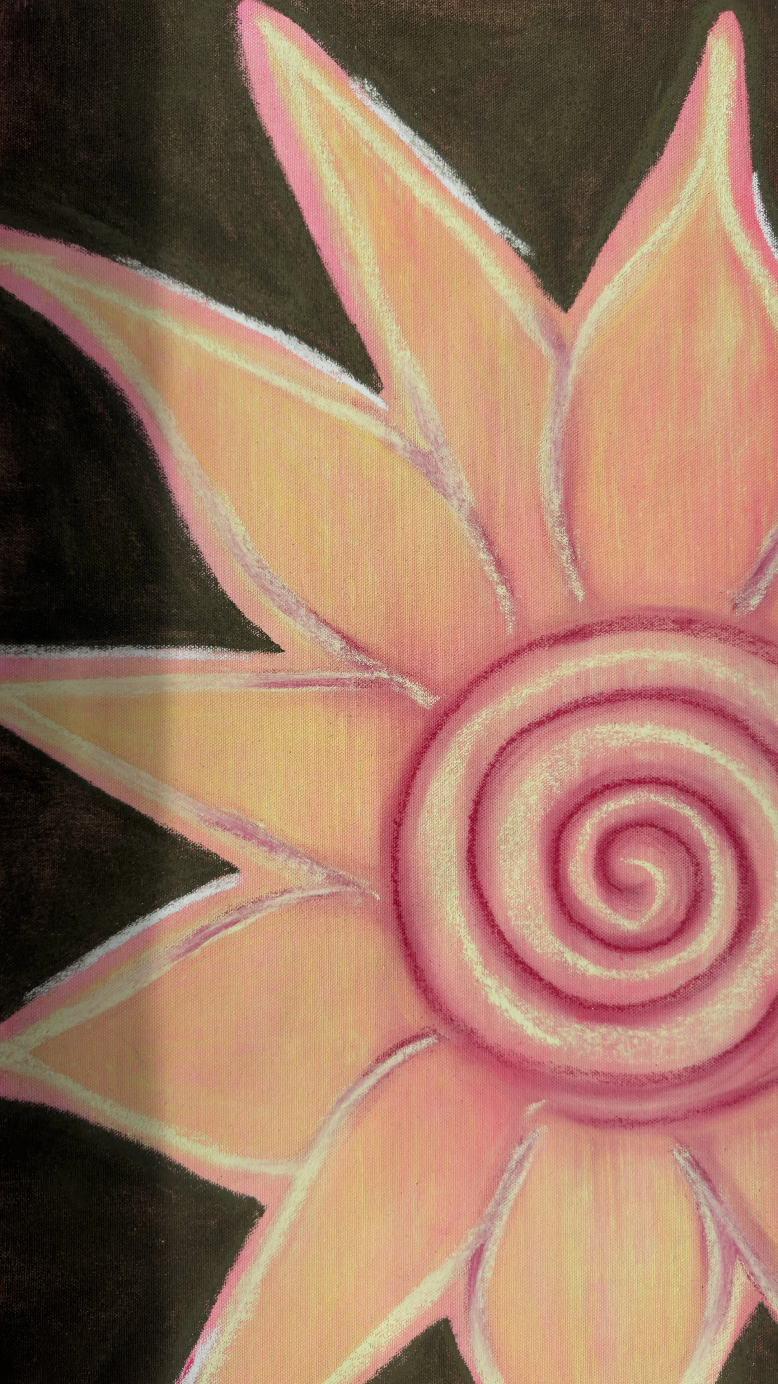 Sunflower by night
