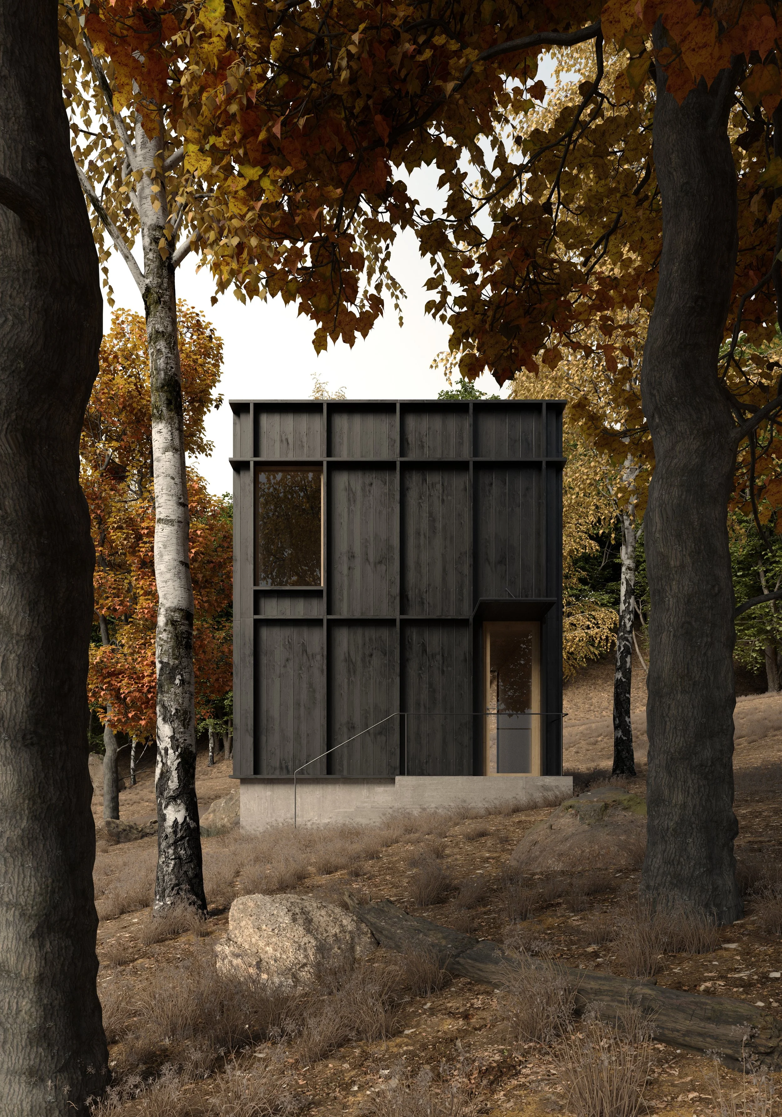 Off grid hotel cabin