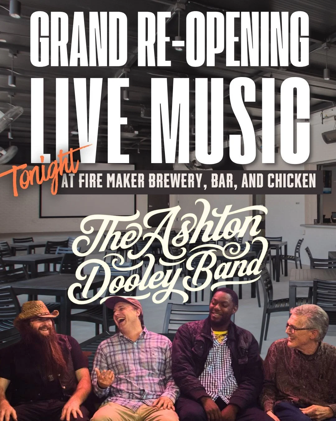 🎶🐉 Friday Night Live and it's the big one.

Tonight's not just any Friday, it's the first night of our Grand Re-Opening weekend. We're open from 11am - midnight with live music by Ashton Dooley Duo on the patio stage, starting at 7pm.

This weekend