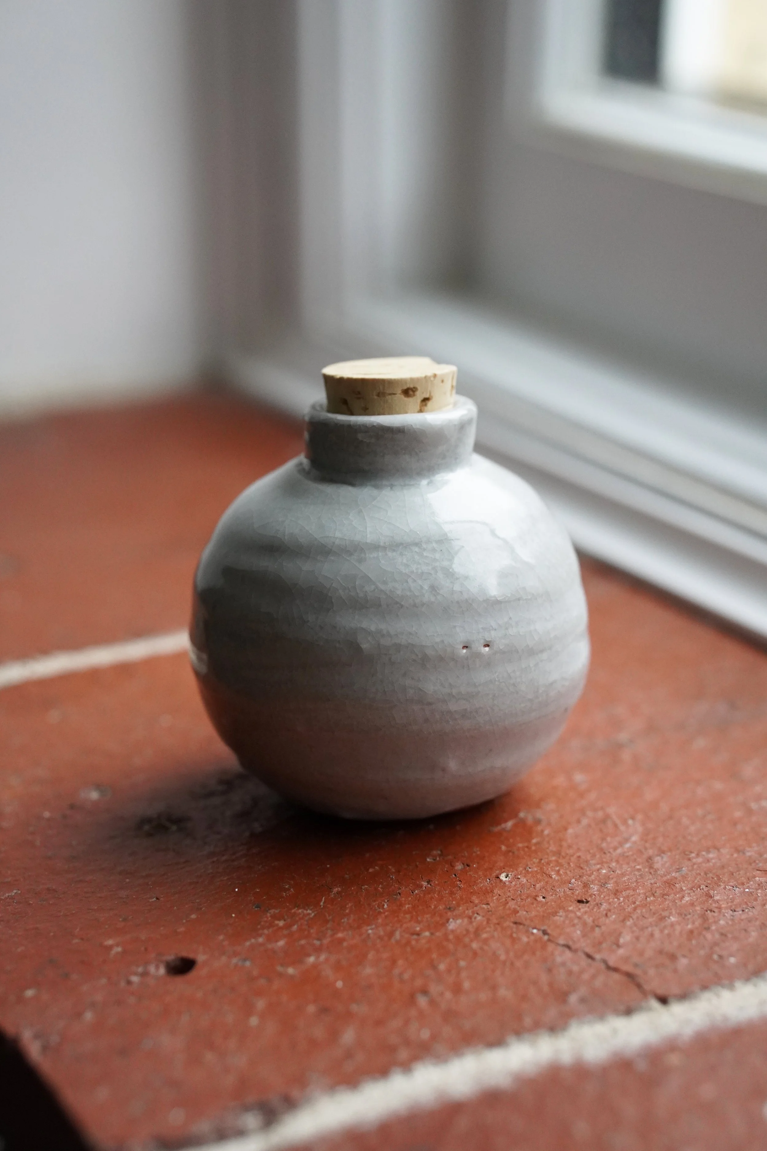 Stoneware Bud Vase