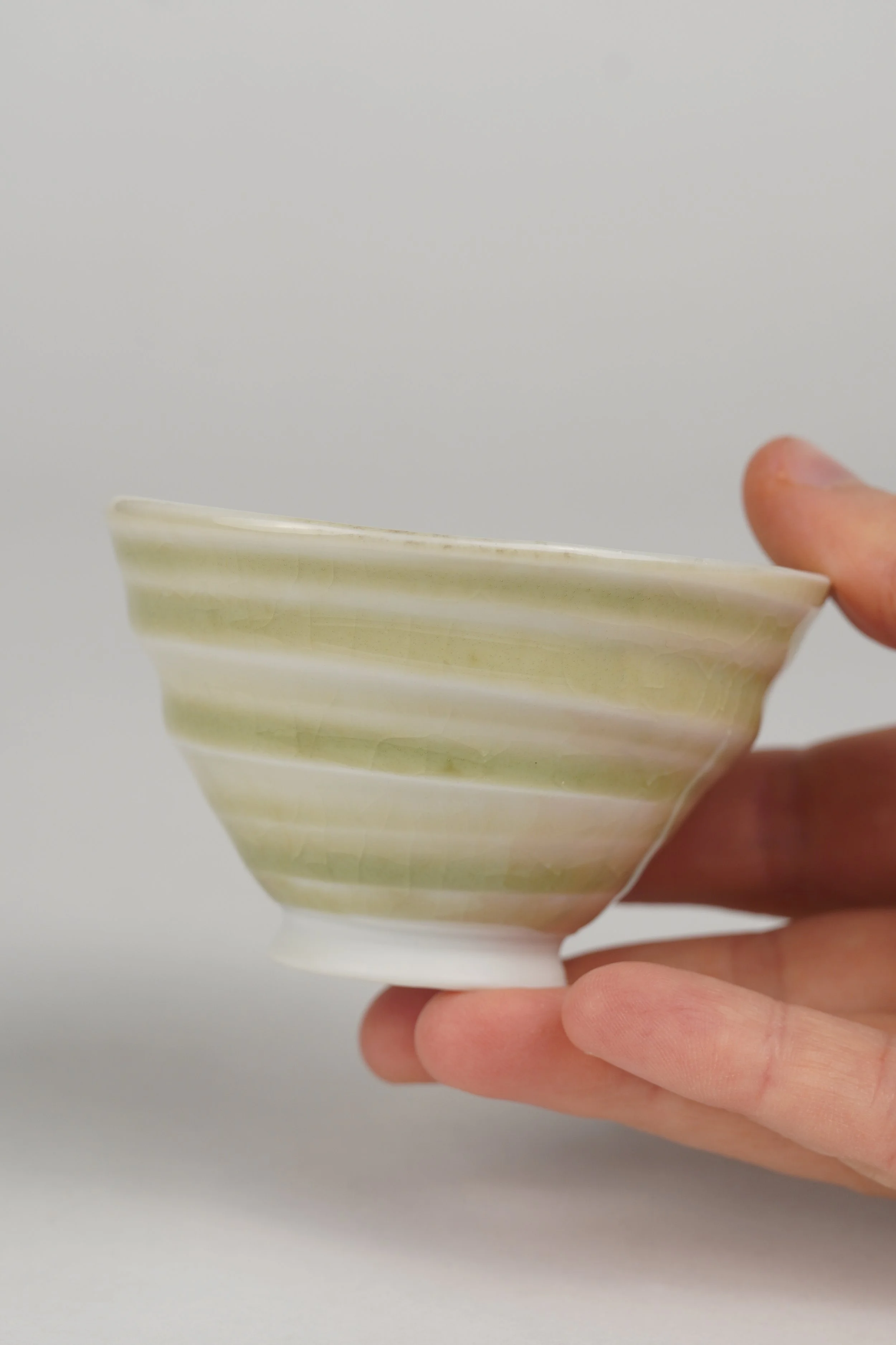 Ash Glazed Porcelain Teacup