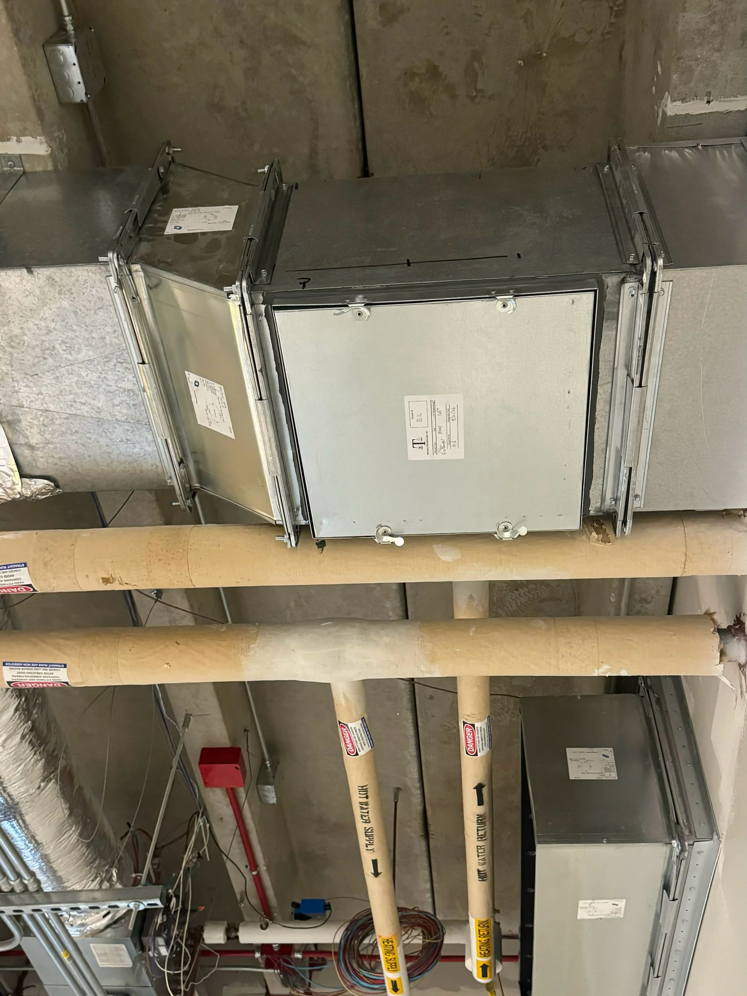 Fire safety is not always visible! 🧯🔥

Fire dampers are installed inside your building&rsquo;s HVAC ducts to help prevent the spread of fire and smoke. If a fire breaks out, the high temperatures activate the fire dampers and automatically snap shu
