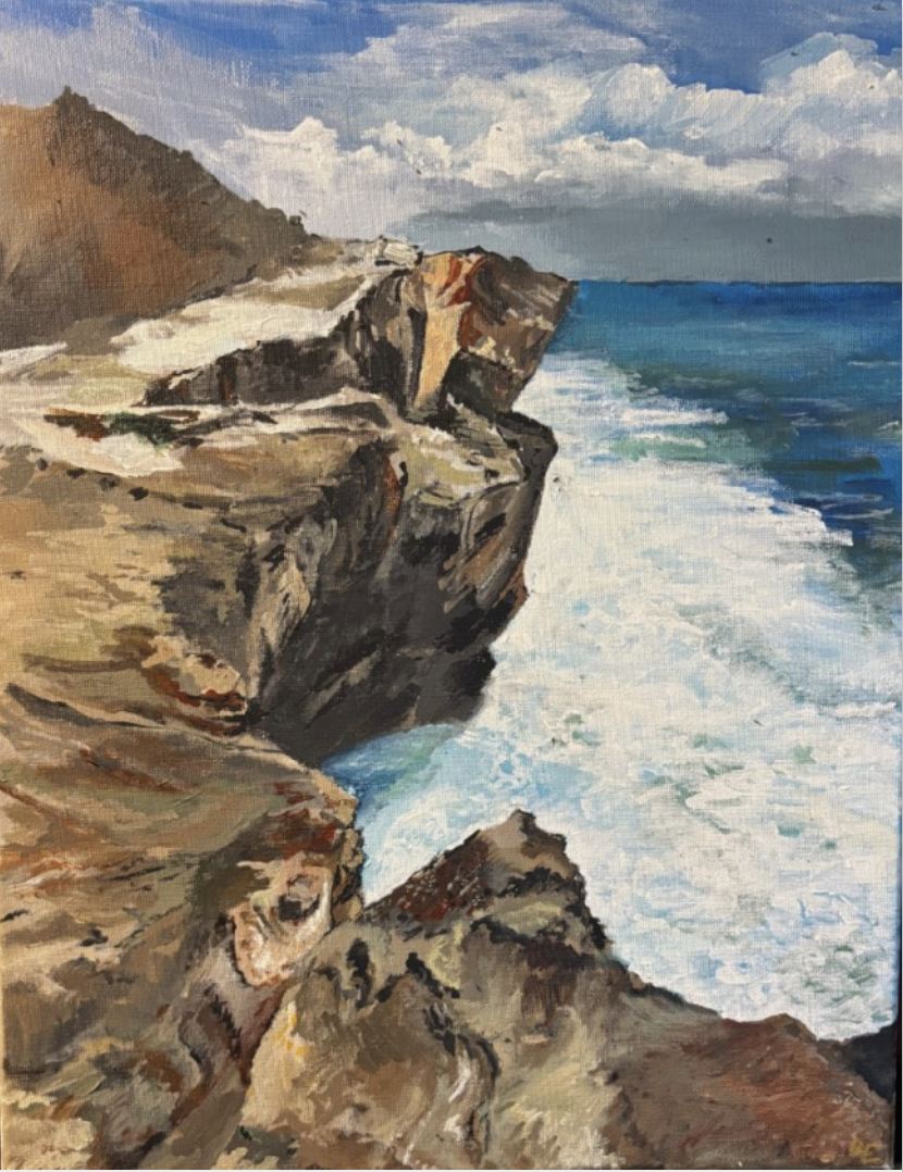Kauai, Fall 2025, Acrylic on canvas, 12 x 16"