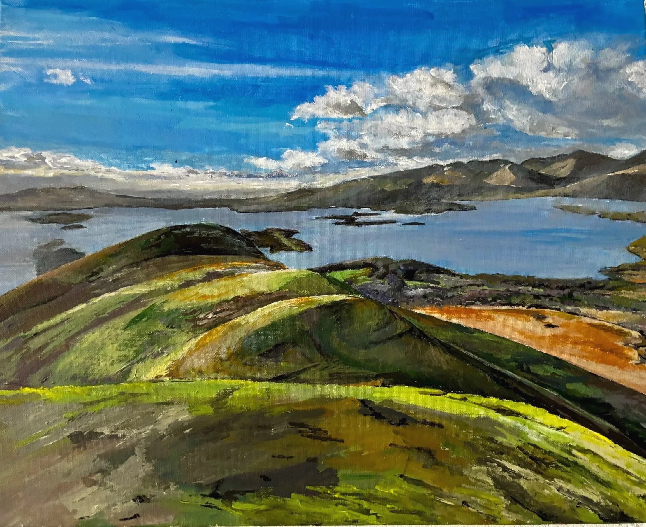 Above Loch Lomond
2025
Acrylic on canvas
16 x 20"