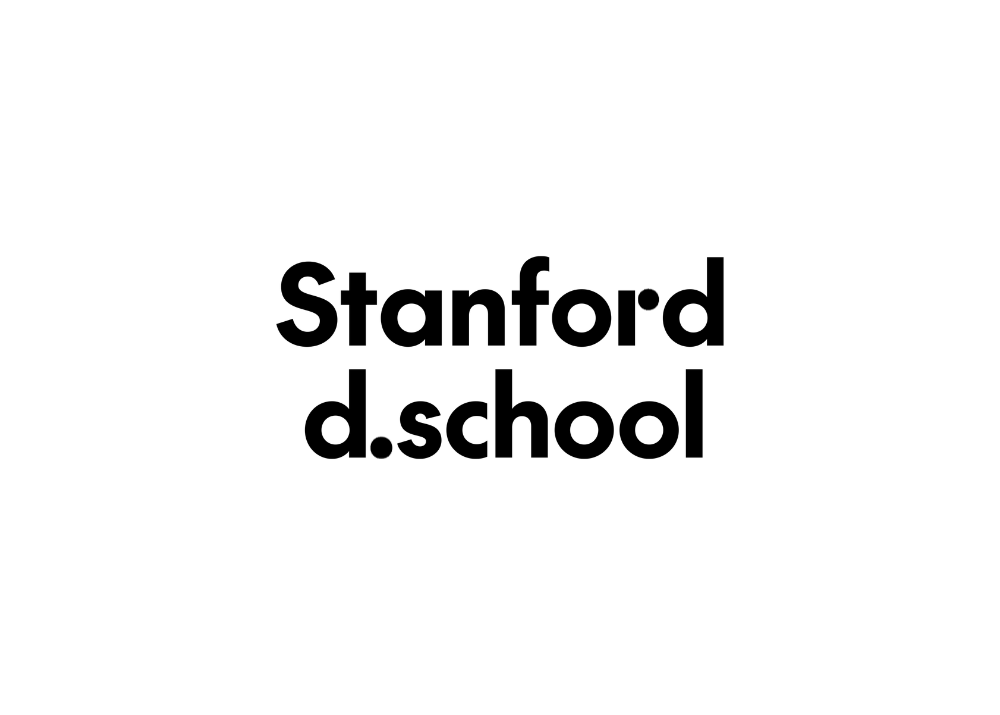 Black and white Stanford d.school logo.