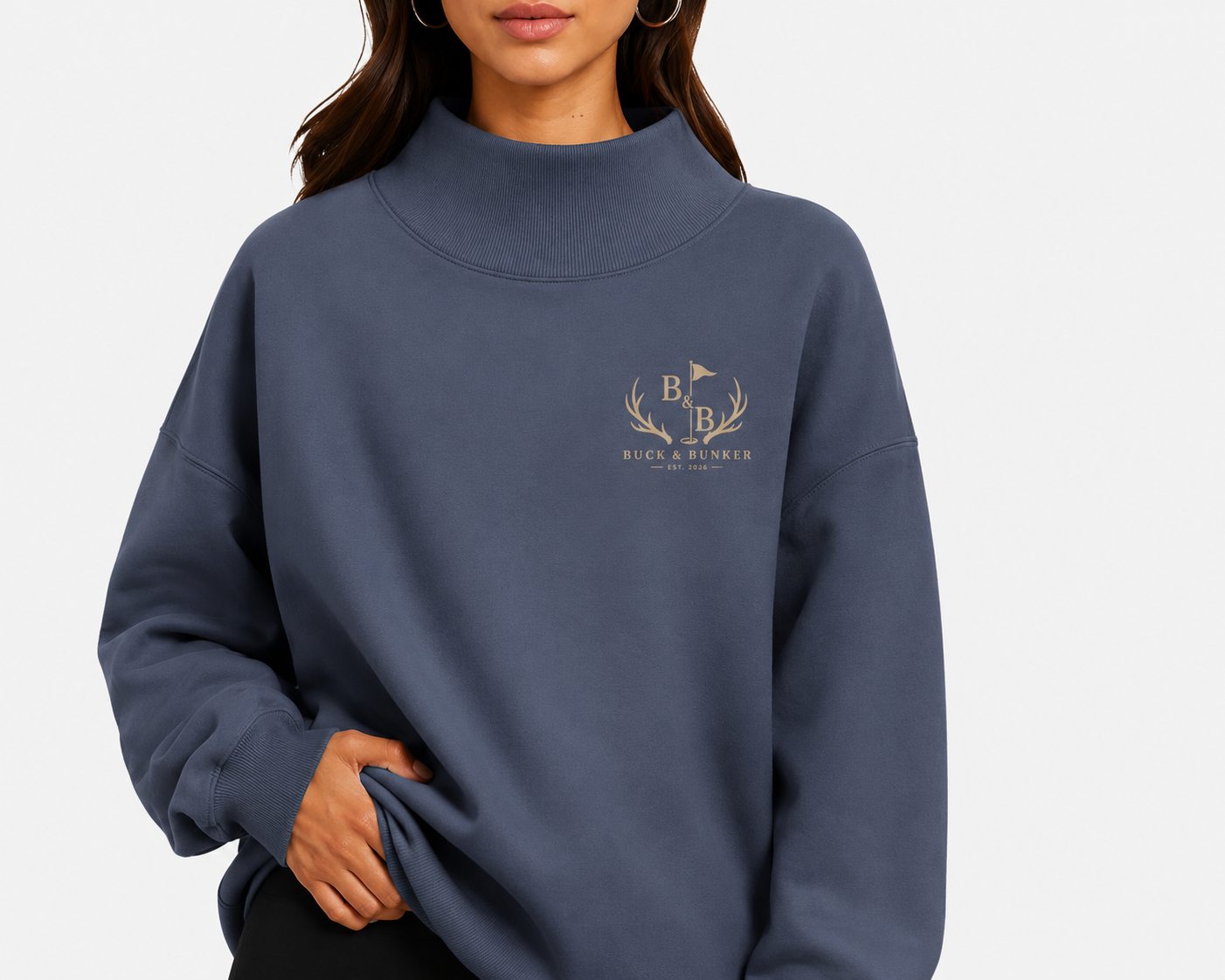Mountain Mock Neck
