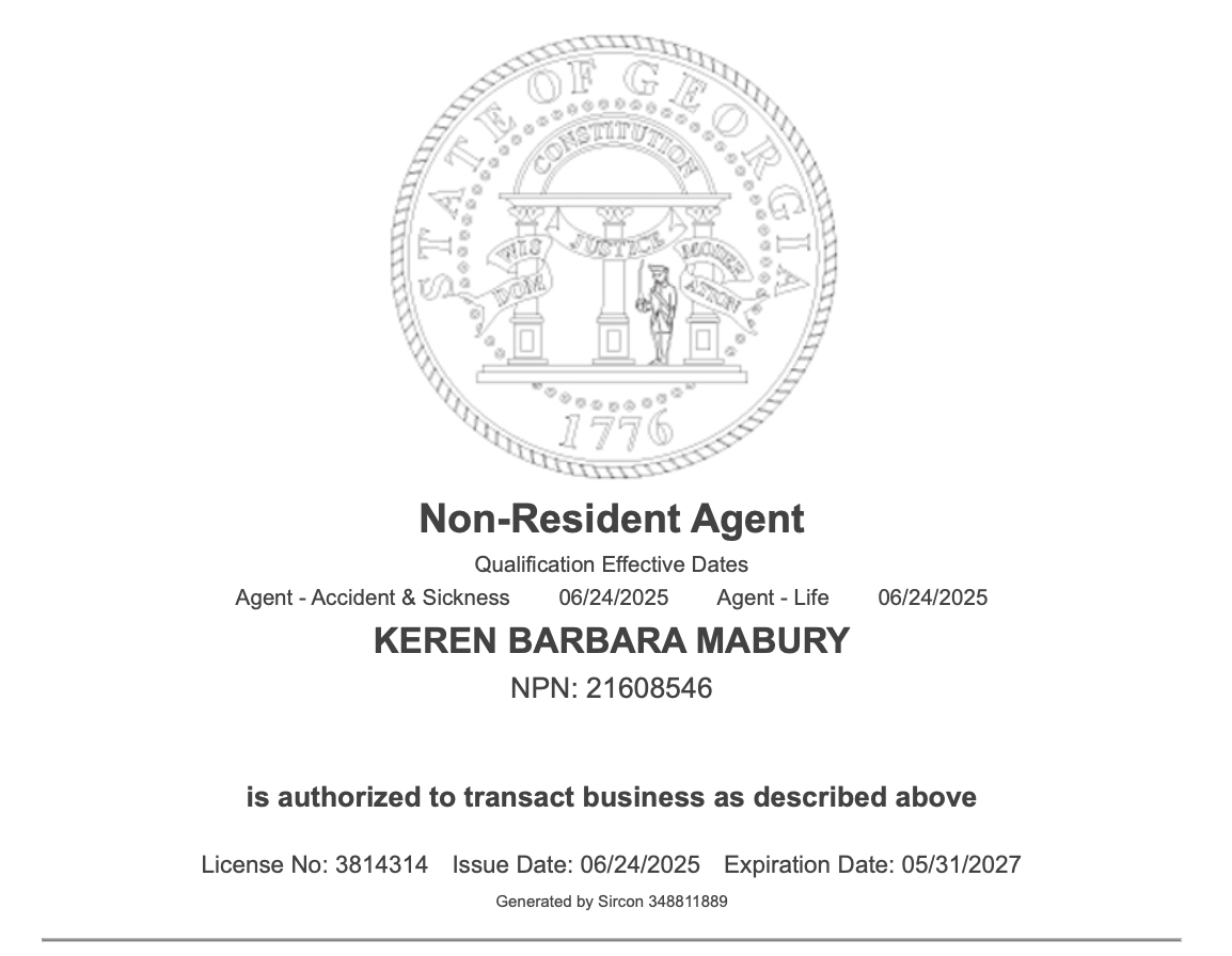 Georgia License