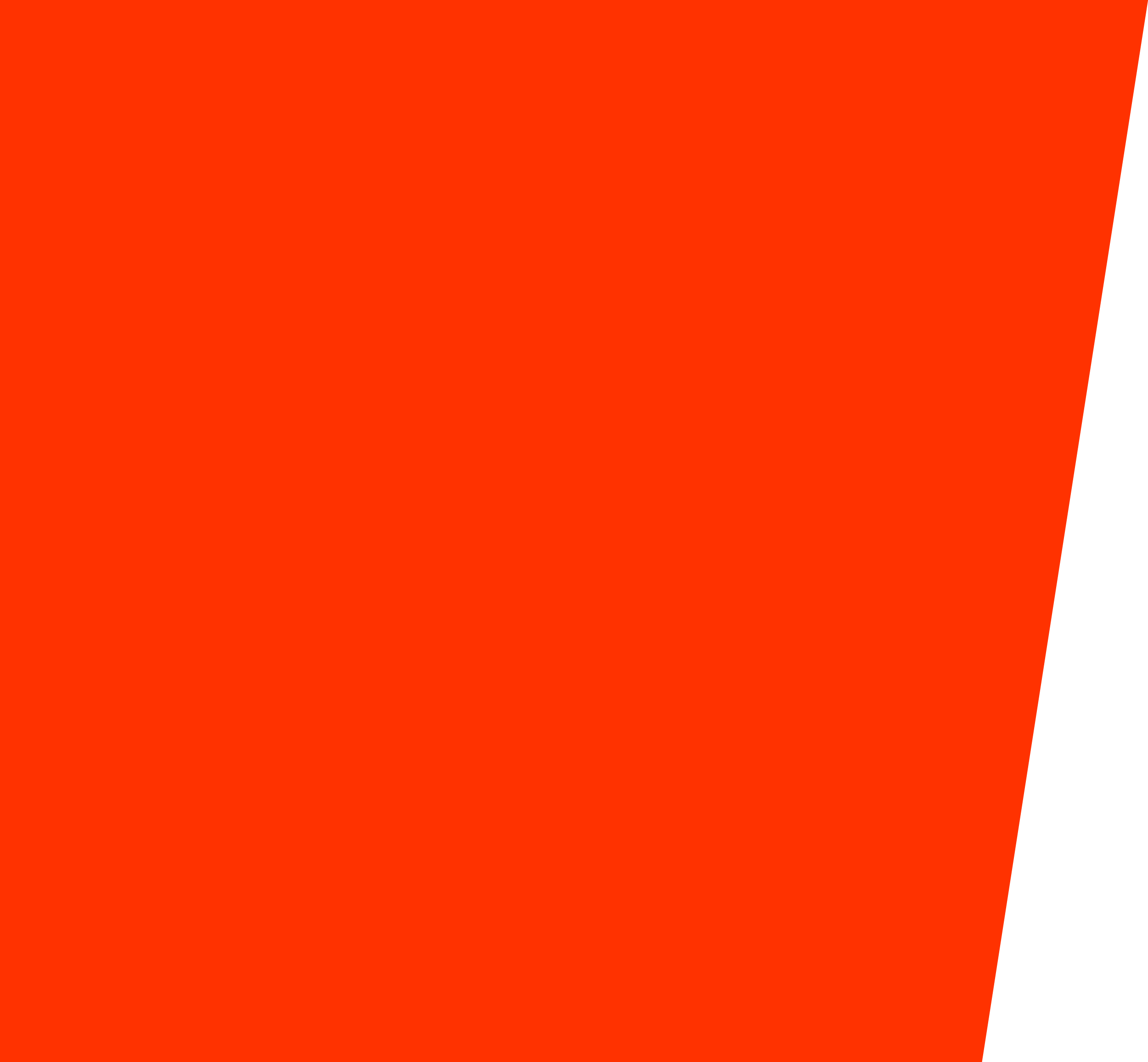 Close-up of a red-orange background with a small section of black on the right edge.