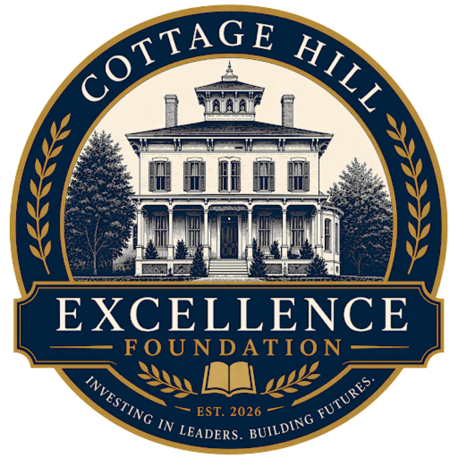 Cottage Hill Excellence Foundation, non profit organisation elmhurst il and student excellence foundation logo.