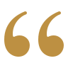 Decorative quotation mark icon introducing a testimonial about the impact of a 501(c)(3) nonprofit organization supporting student scholarships and leadership development.