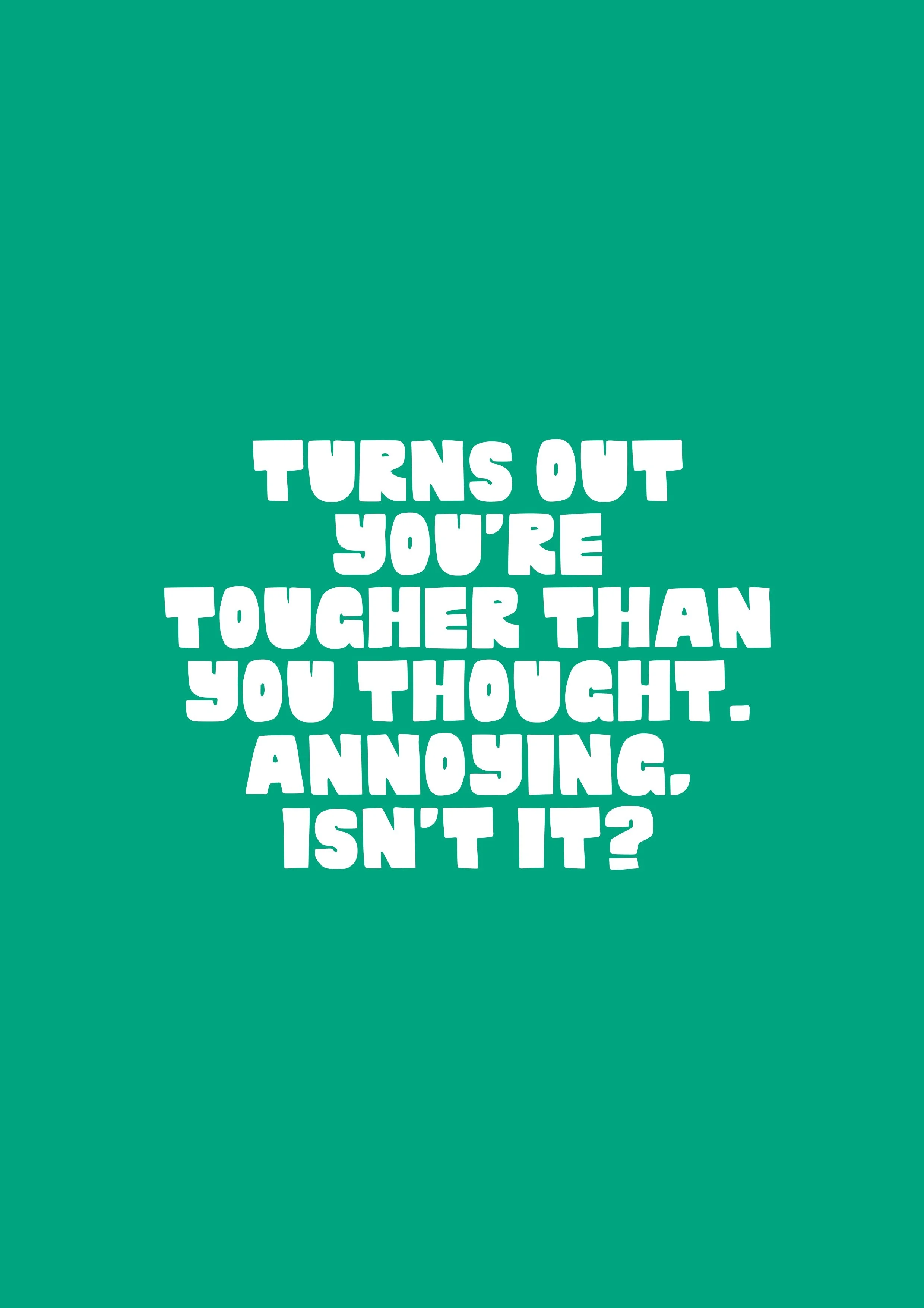 Tough Cookie A4 Digital Download