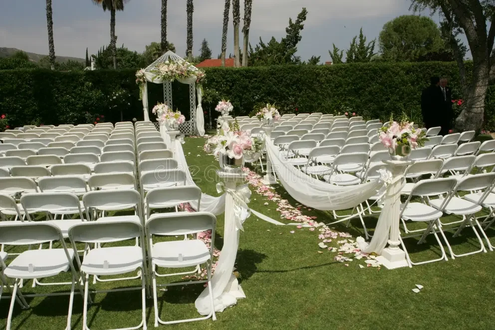 White Outdoor Folding Chairs